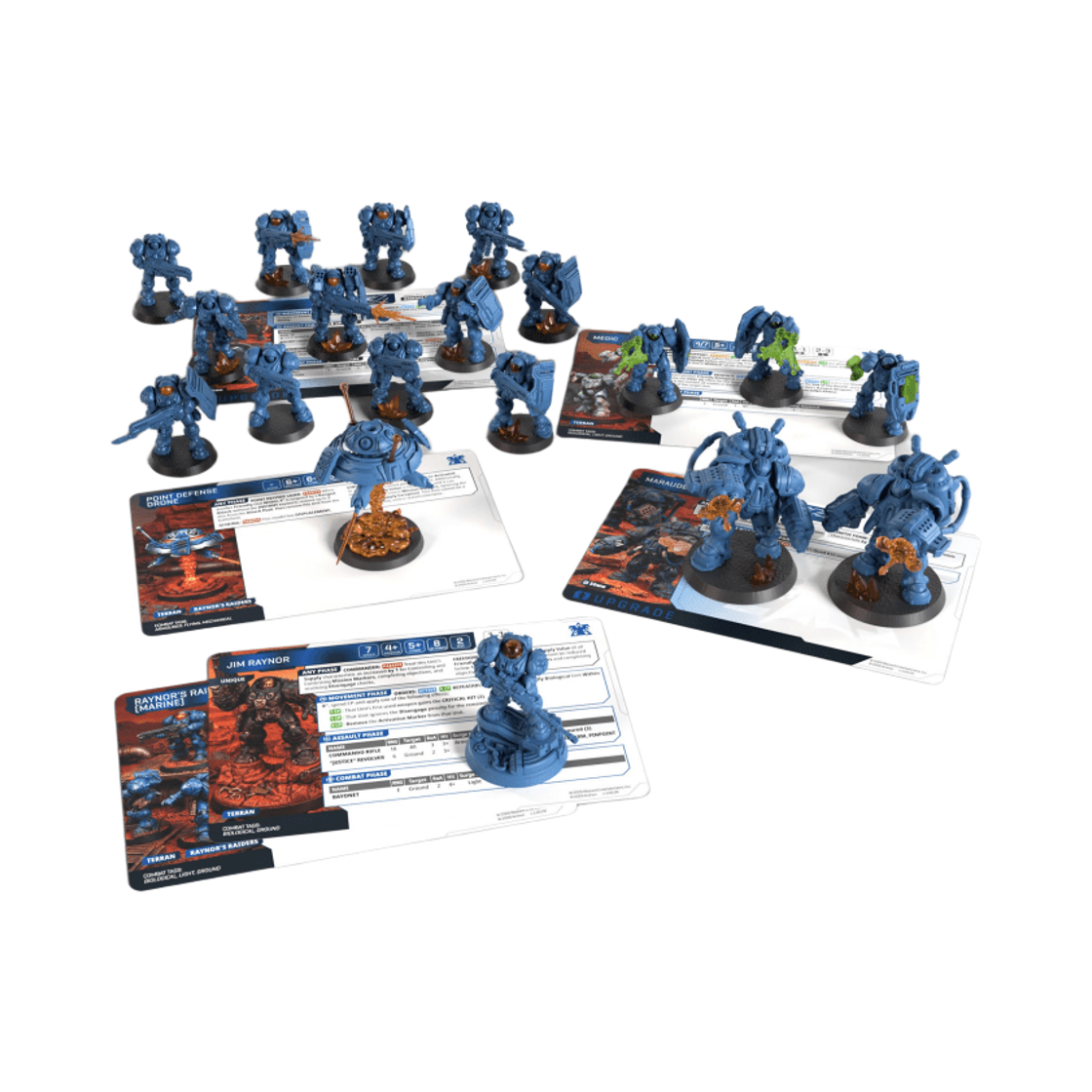 펀포지 스타크래프트 컬렉터블 2인 테란 + 저그 스타터 세트 파운더스 에디션(FUNFORGE Starcraft Collectable Two Player Starter Set Founders Edition) - 4