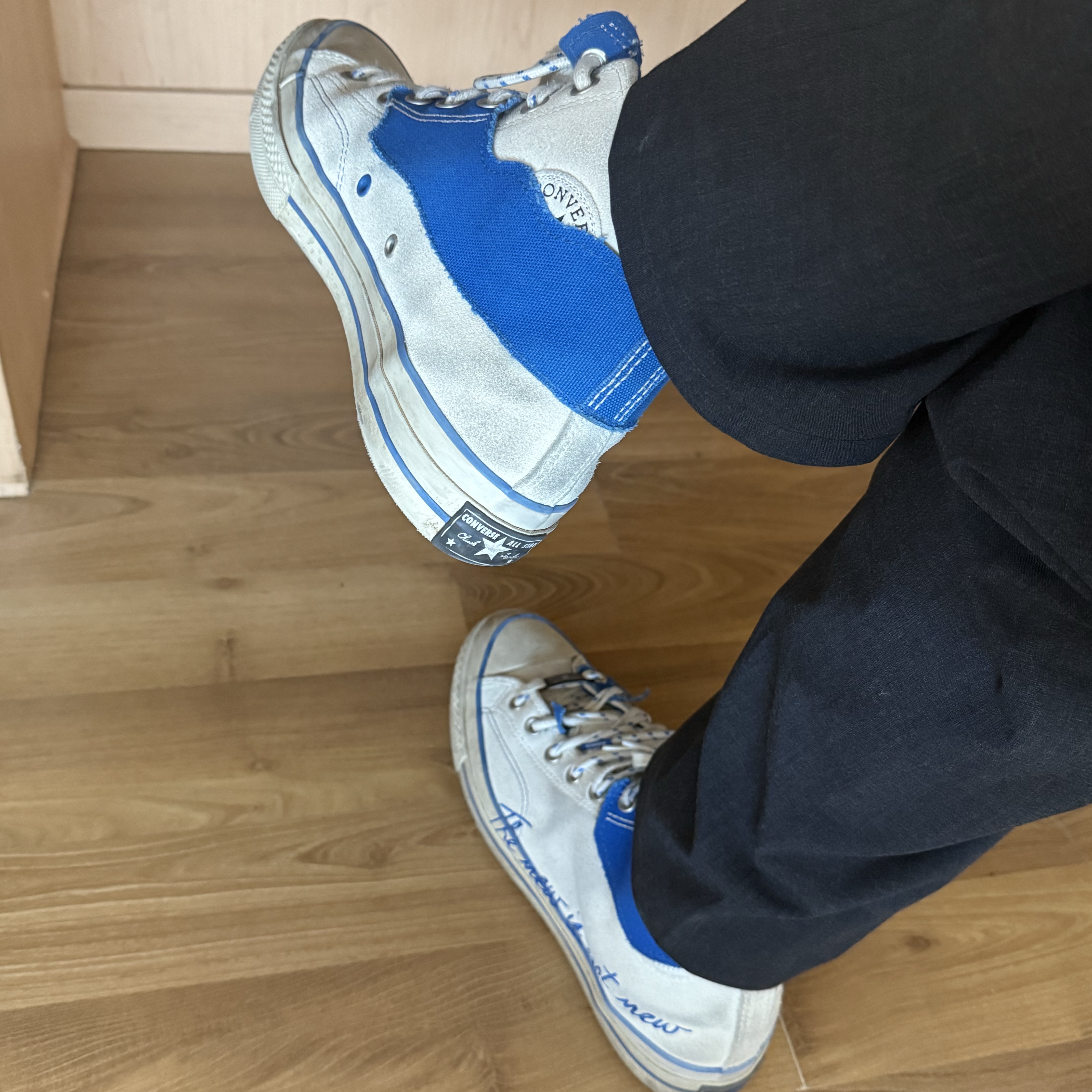 Converse x Ader Error Chuck 70 High White 착용 스타일