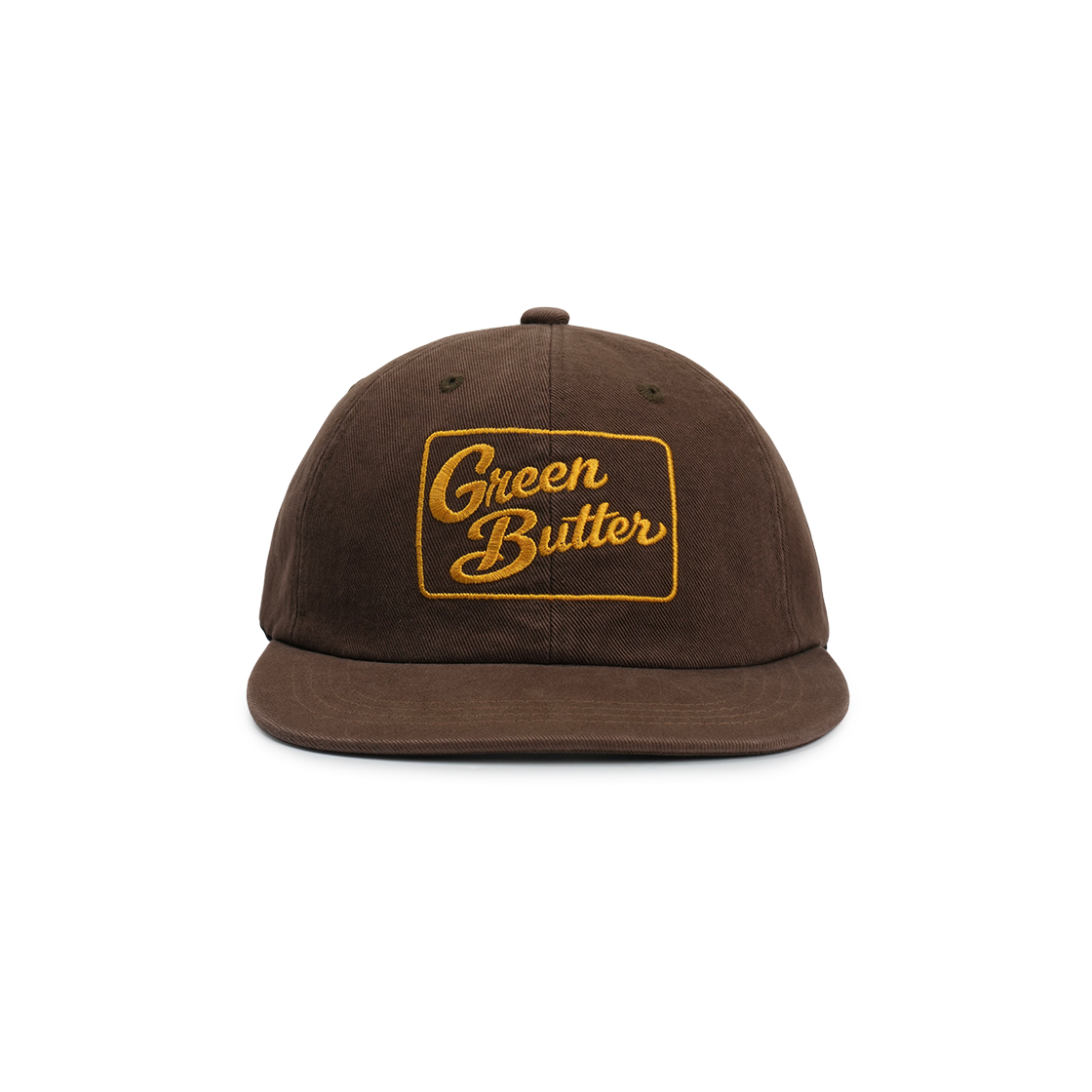 그린버터 워시드 코튼 캡 브라운(Green Butter Washed Cotton Cap Brown)