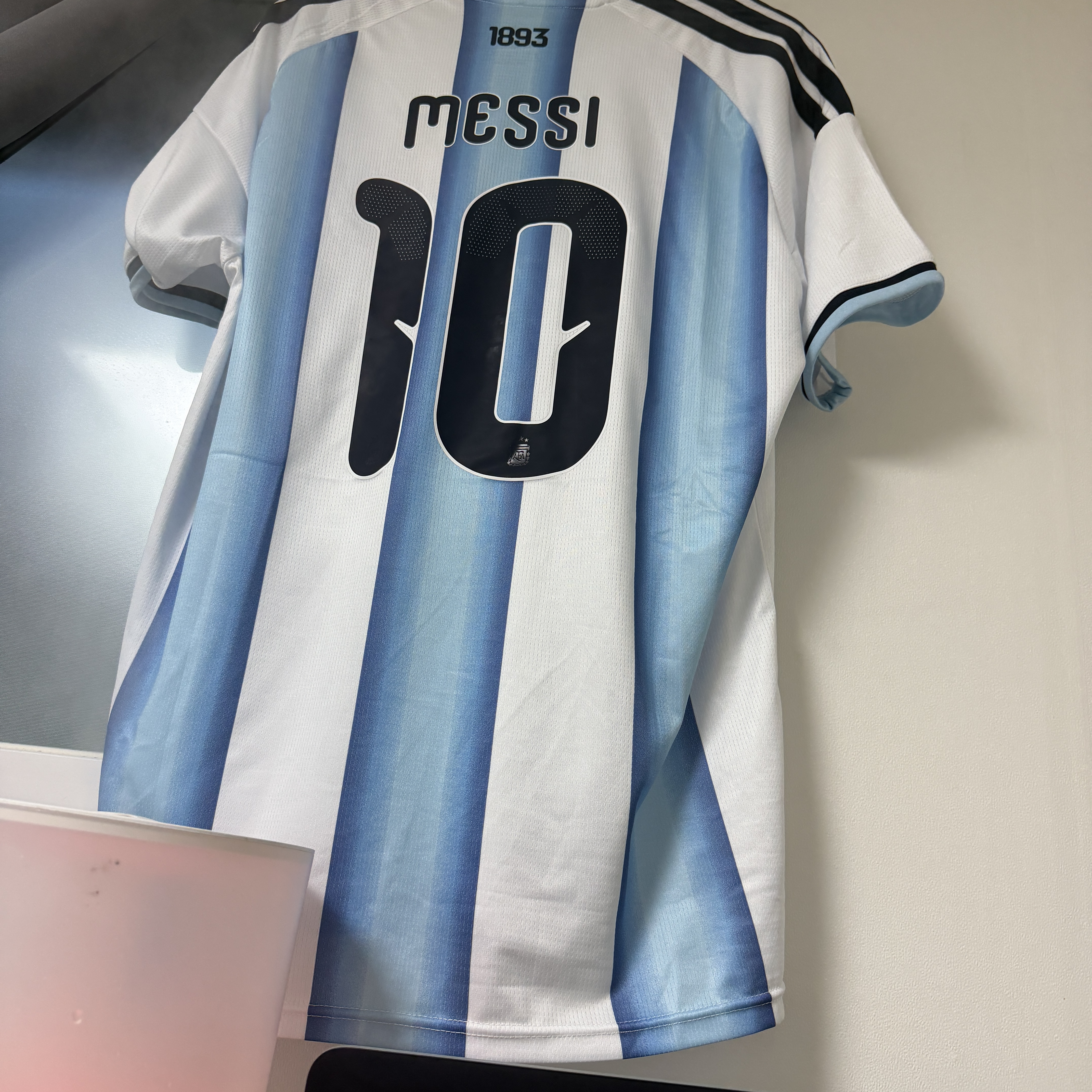 Adidas Argentina 2026 Home Jersey White Icey Blue - KR Sizing (Non Marking Ver.) 착용 스타일