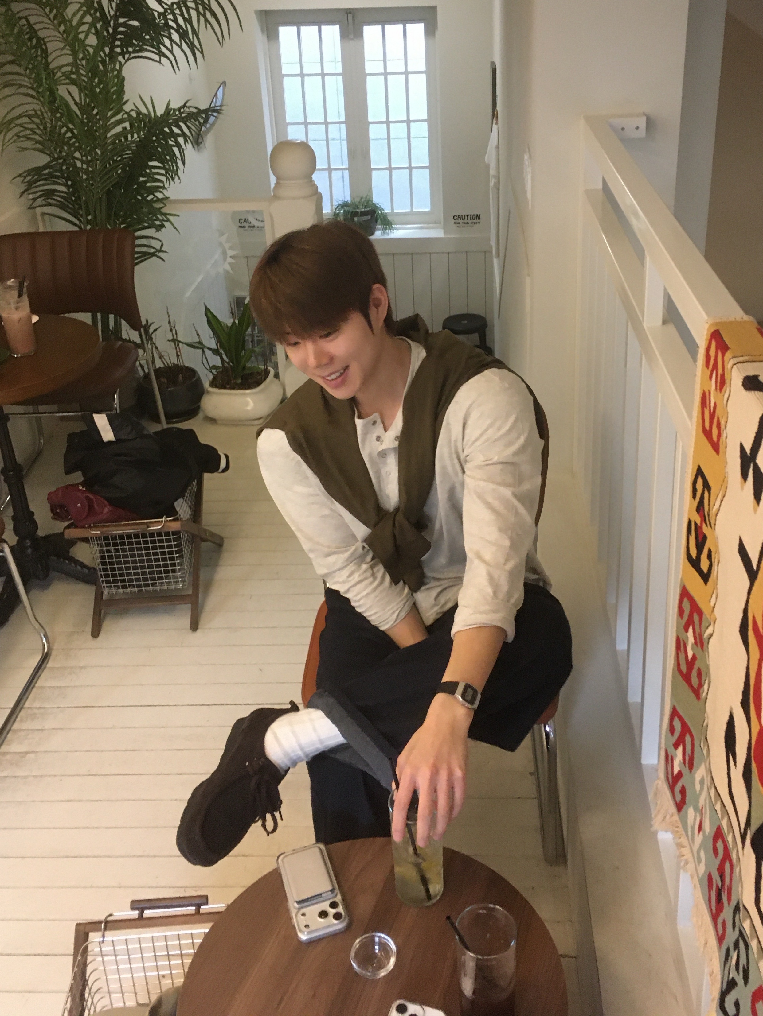 [프리오더] Polyteru Wallabee Shoes Star Dark brown, Casio F-91WM-7 착용 스타일 - 3