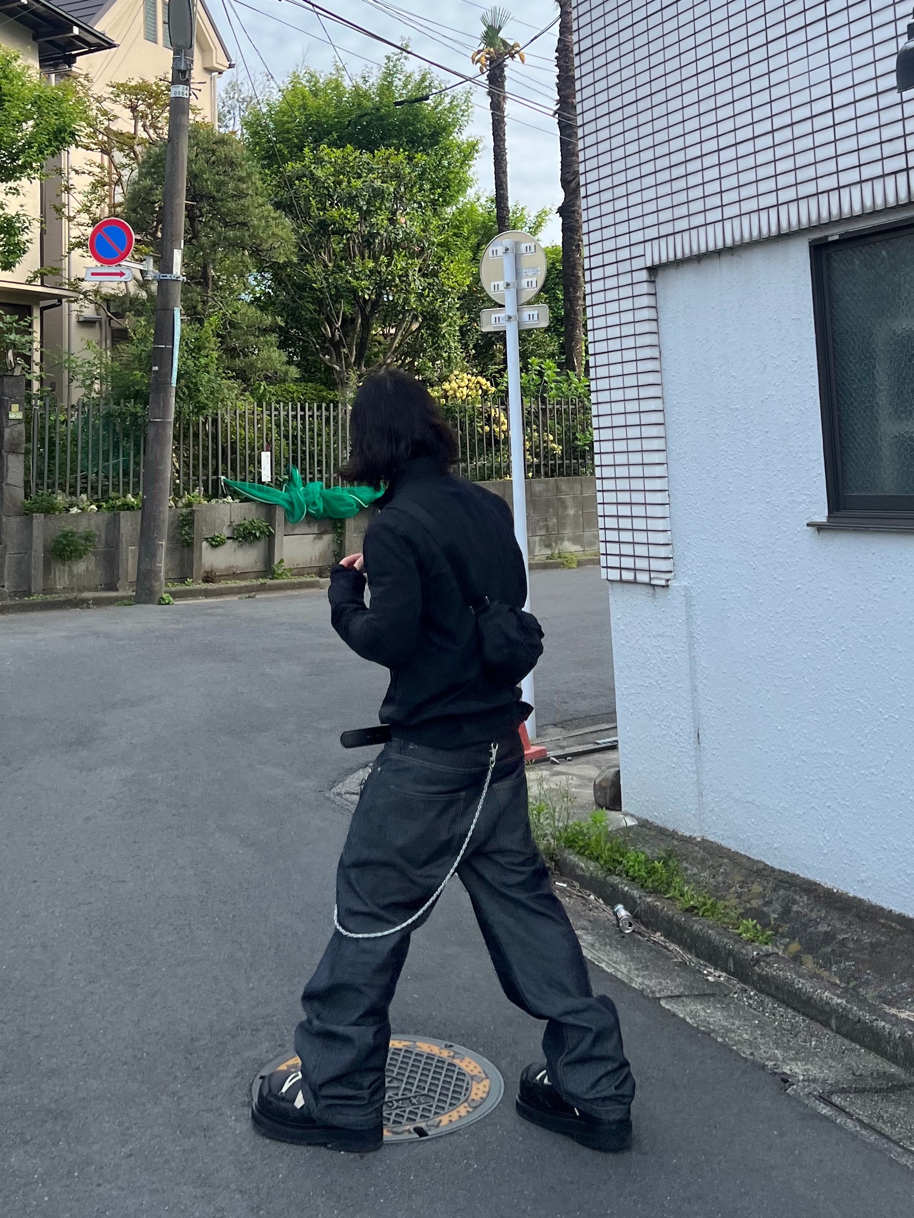 Undermycar Air Nylon Hybrid Jacket Black, Undermycar Calf Hair Module Belt Strap Red Leopard 착용 스타일 - 6