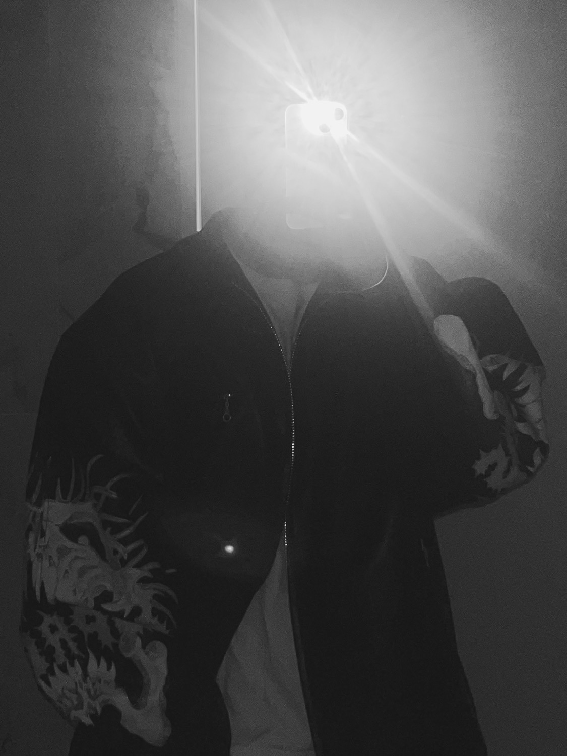 Supreme x Y's by Yohji Yamamoto Leather Jacket Black - 25FW 착용 스타일 - 3