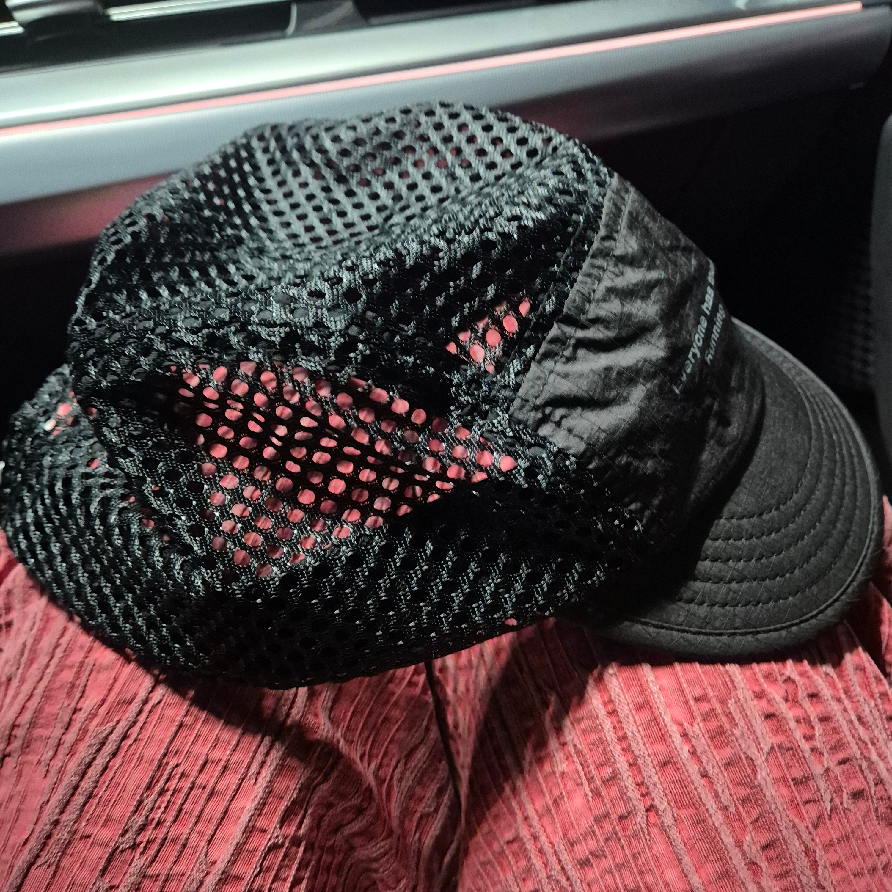 ARC Distance Trail Running Cap Black 착용 스타일