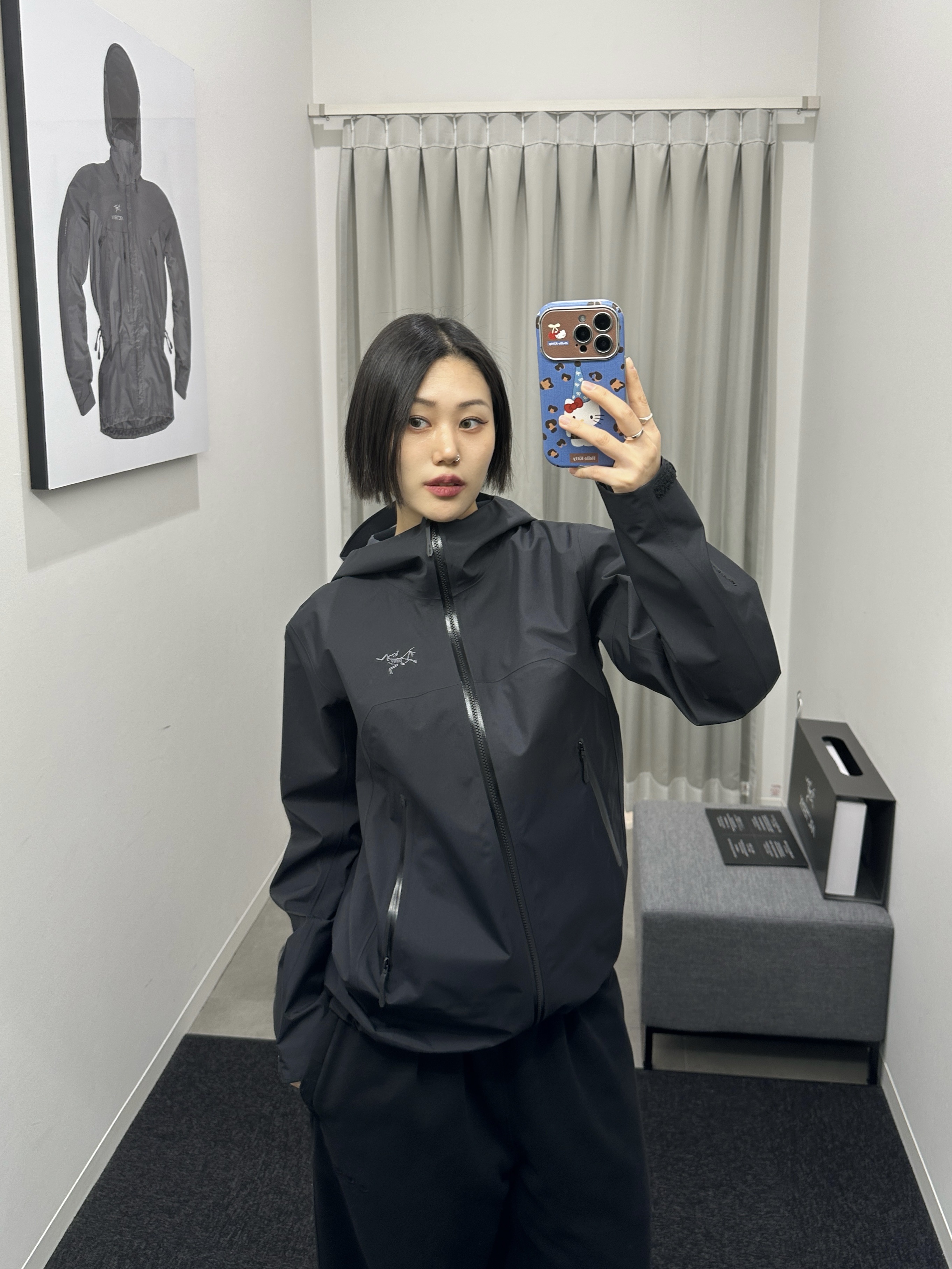 Arc'teryx Beta Jacket Black 착용 스타일