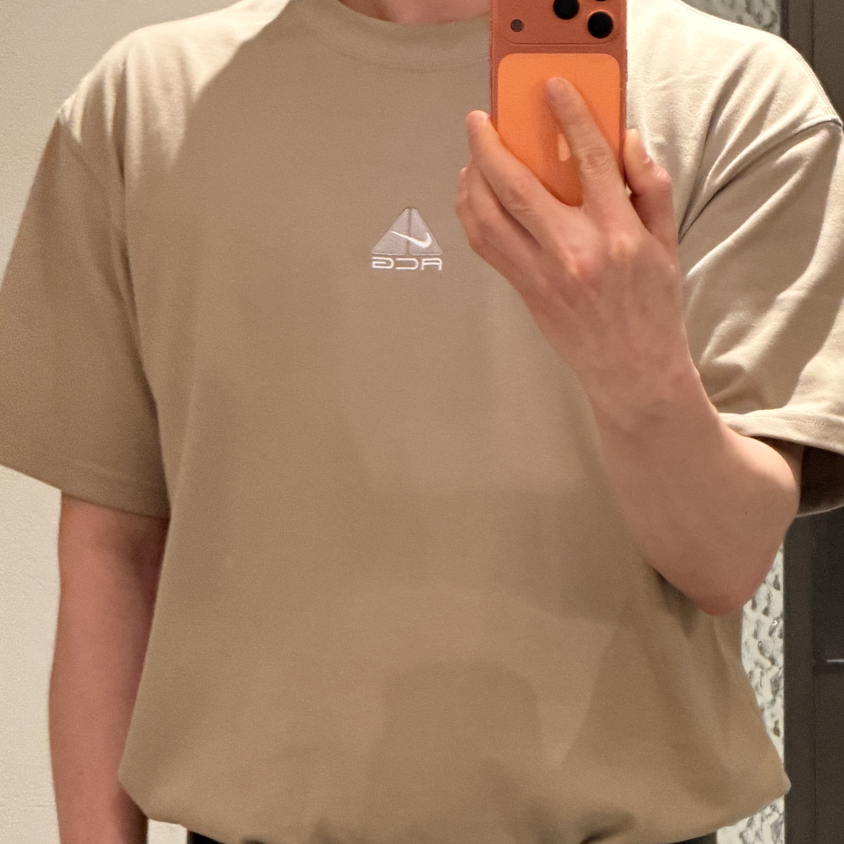Nike ACG LBR Lungs T-Shirt Khaki - Asia 착용 스타일