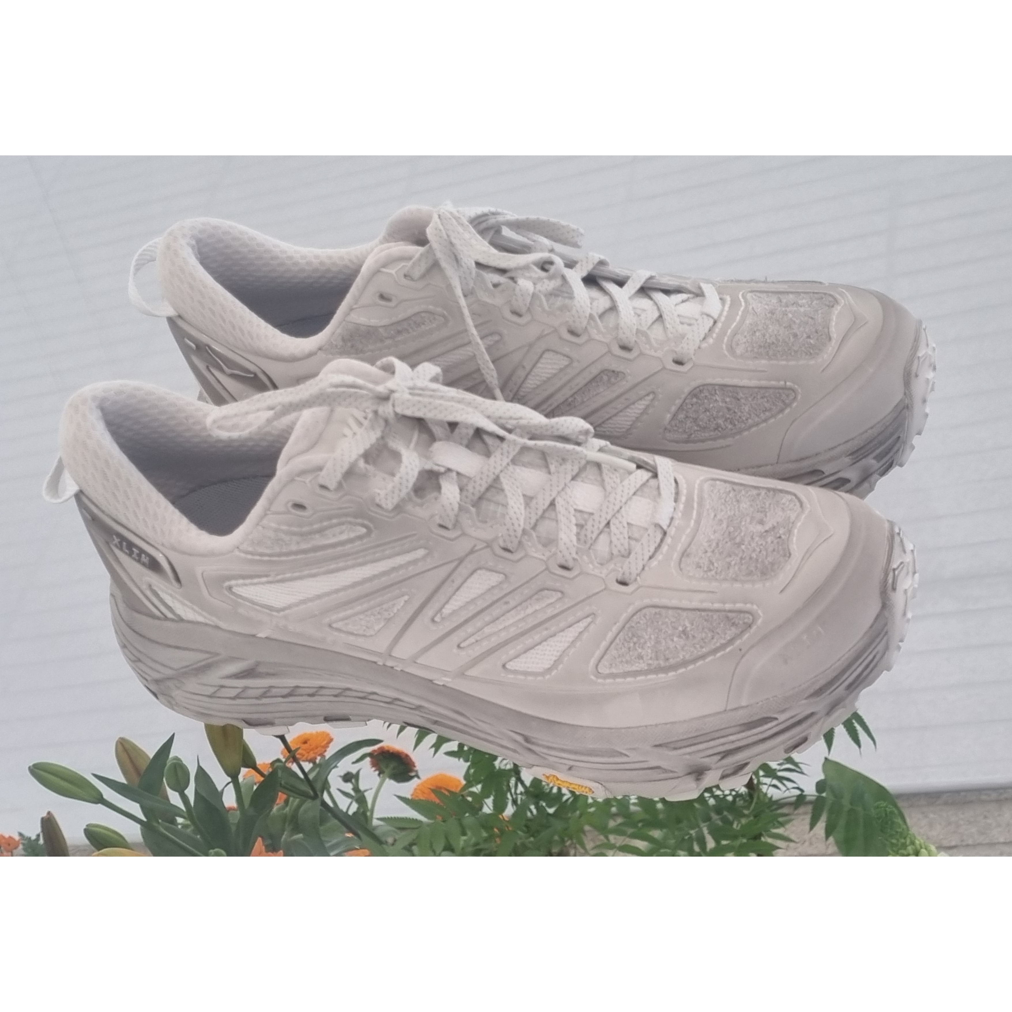Hoka x Xlim Mafate Speed 2 TS Grey Foam 착용 스타일 - 1