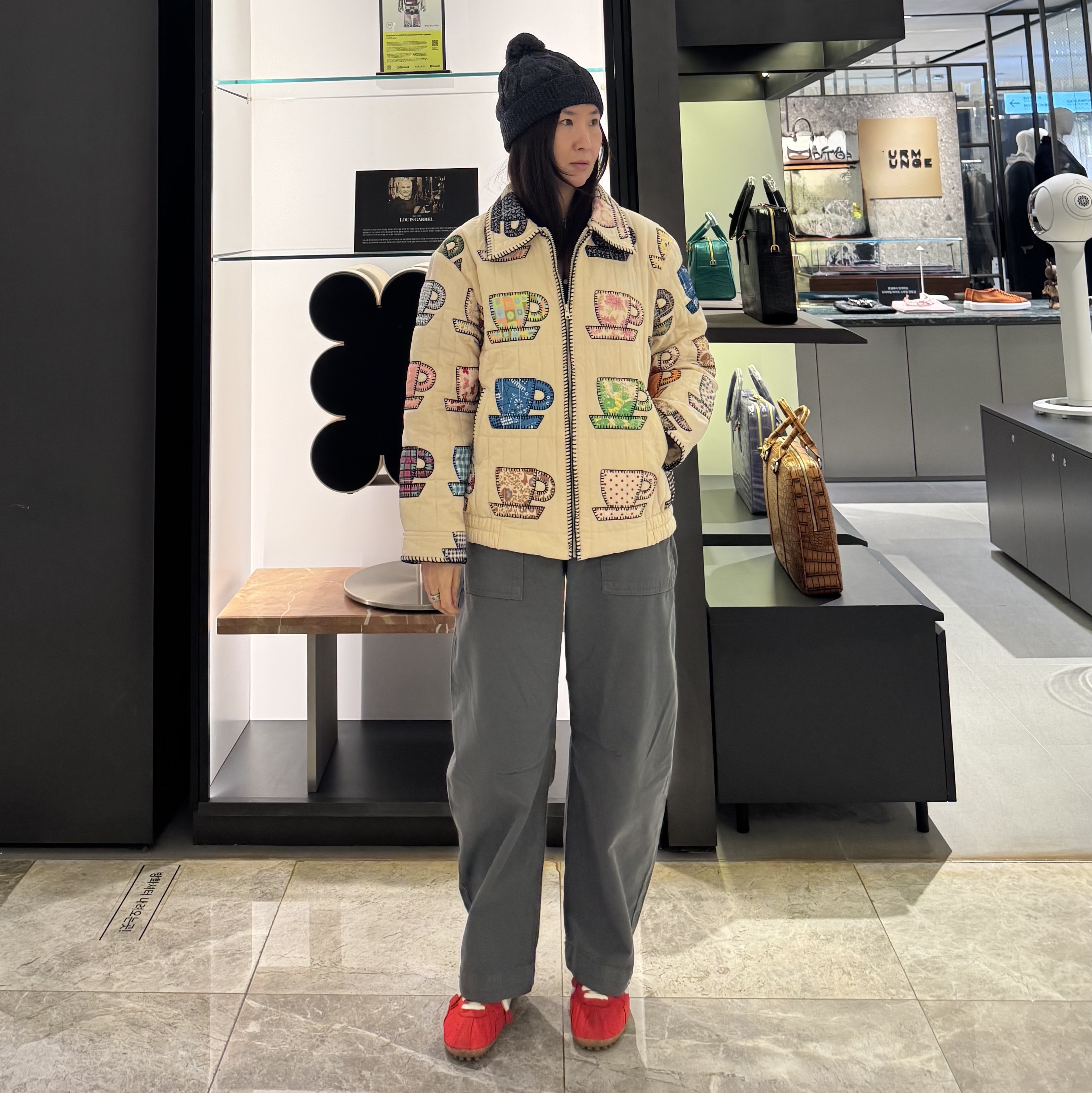 Nike x Jacquemus Moon Shoe SP University Red and Bicycle Yellow 착용 스타일 - 6