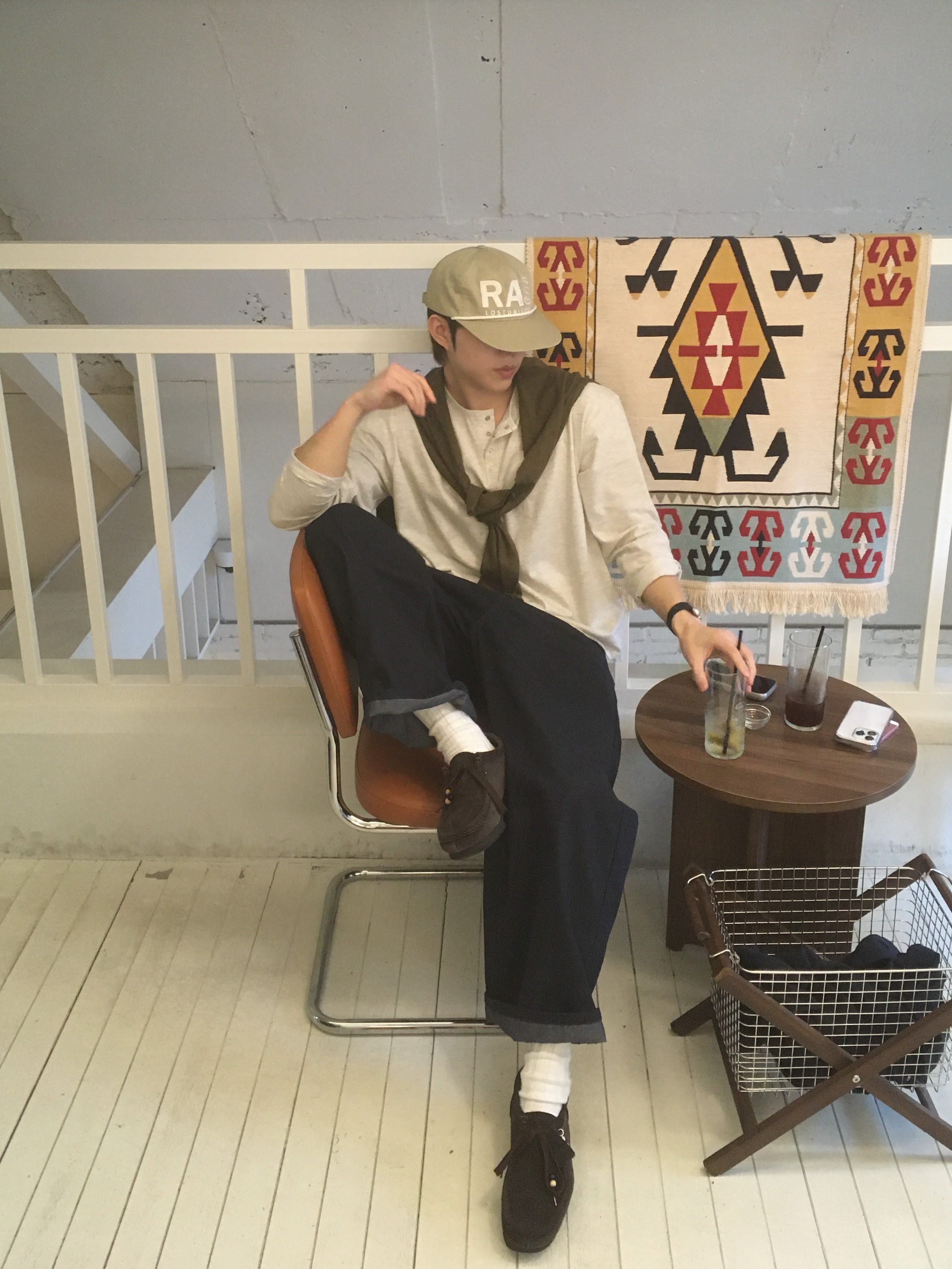 [프리오더] Polyteru Wallabee Shoes Star Dark brown, Casio F-91WM-7 착용 스타일 - 1