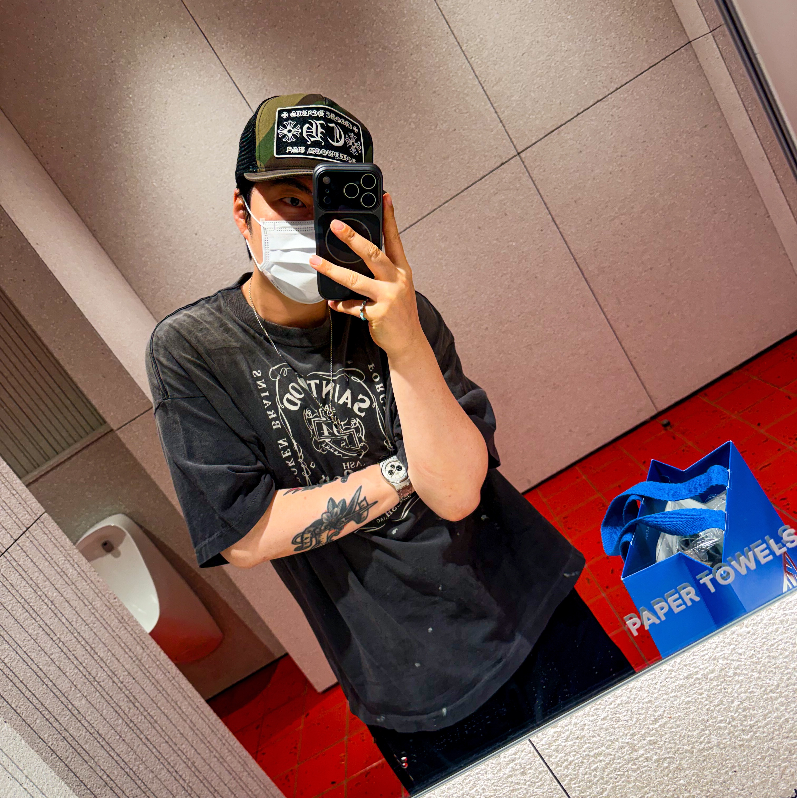 Maison Mihara Yasuhiro Peterson OG Sole Canvas Low Sneakers Black, (W) Prada Ribbed Knit Jersey Tank Top White 착용 스타일 - 8