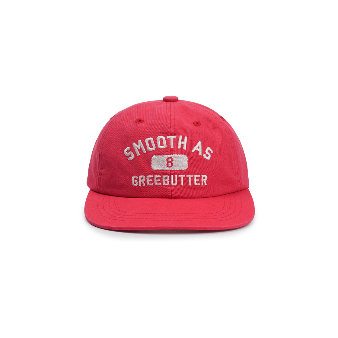 그린버터 팝 로고 캡 레드(Green Butter Pop Logo Cap Red)