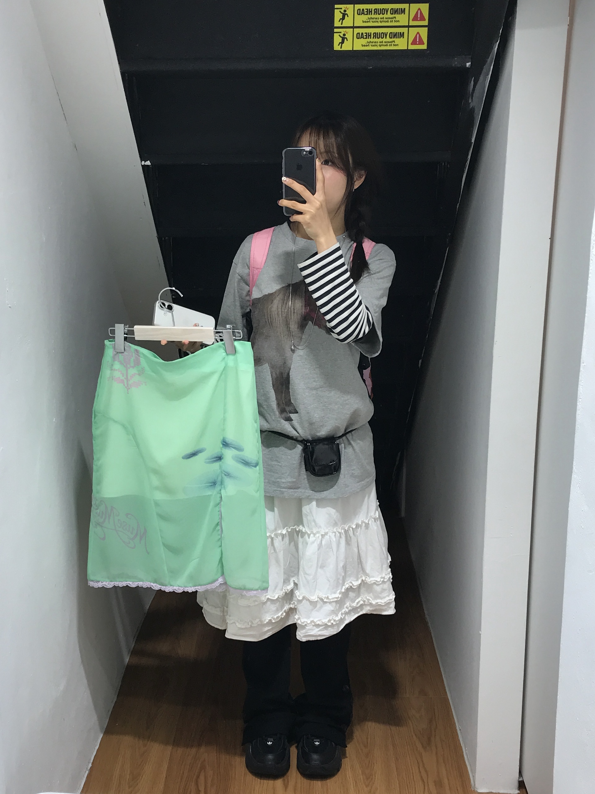 Play Comme des Garcons Striped LS T-Shirt Black White, Play Comme des Garcons Striped LS T-Shirt Black White 착용 스타일