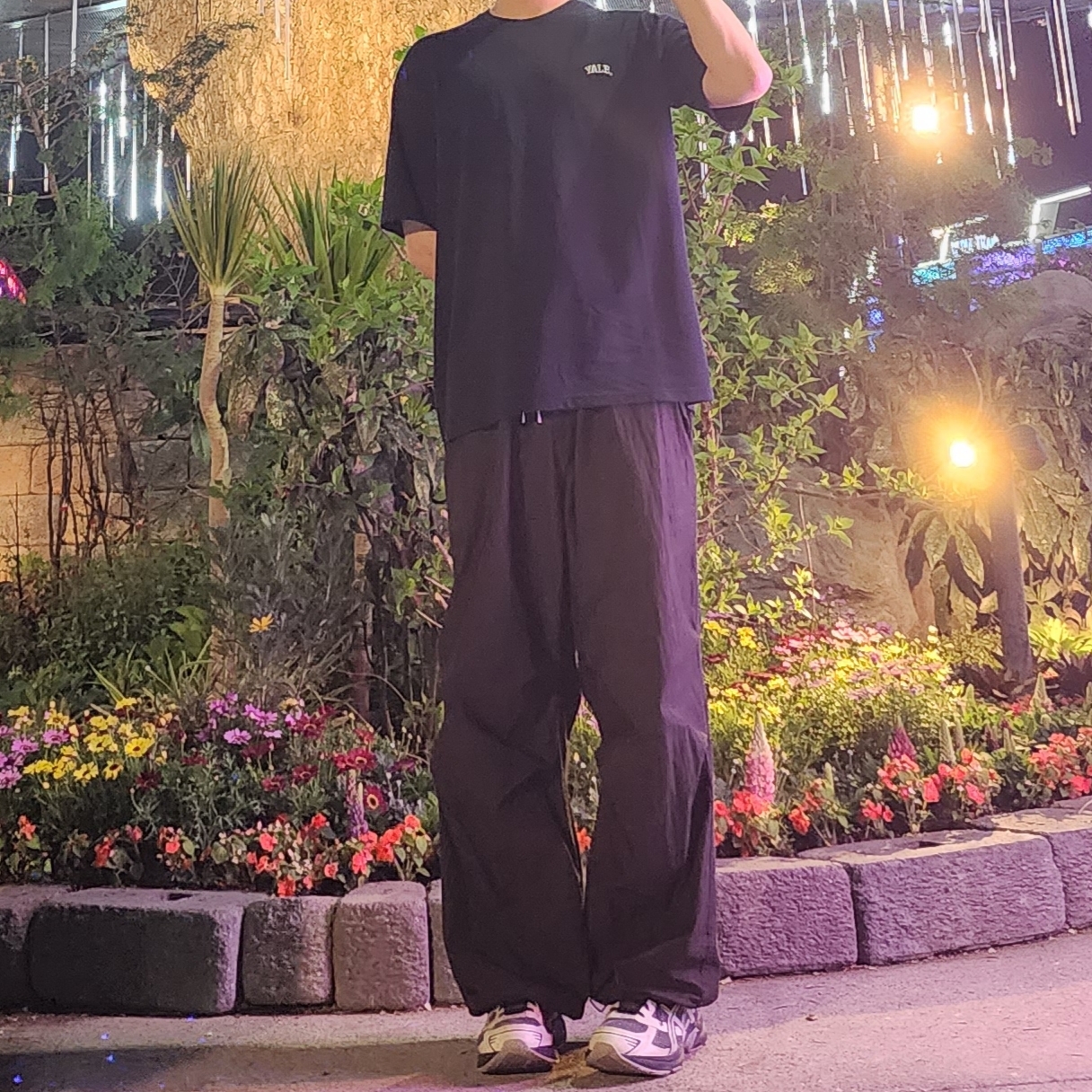Yale [16'S CM] 2PACK Small Arch Short Sleeve T-Shirt White/Black 착용 스타일