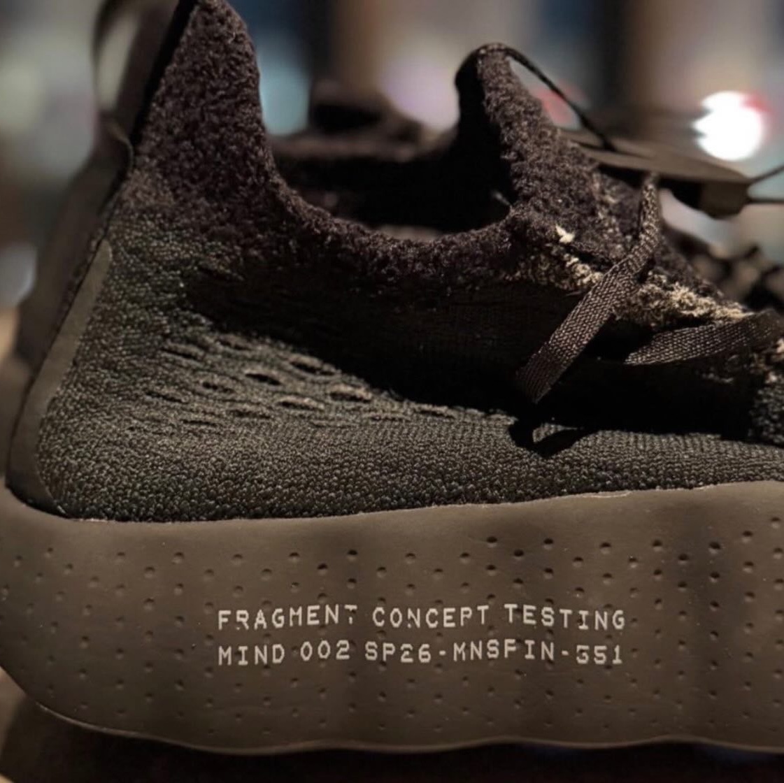 Nike x Fragment Mind 002 Black 착용 스타일 - 2