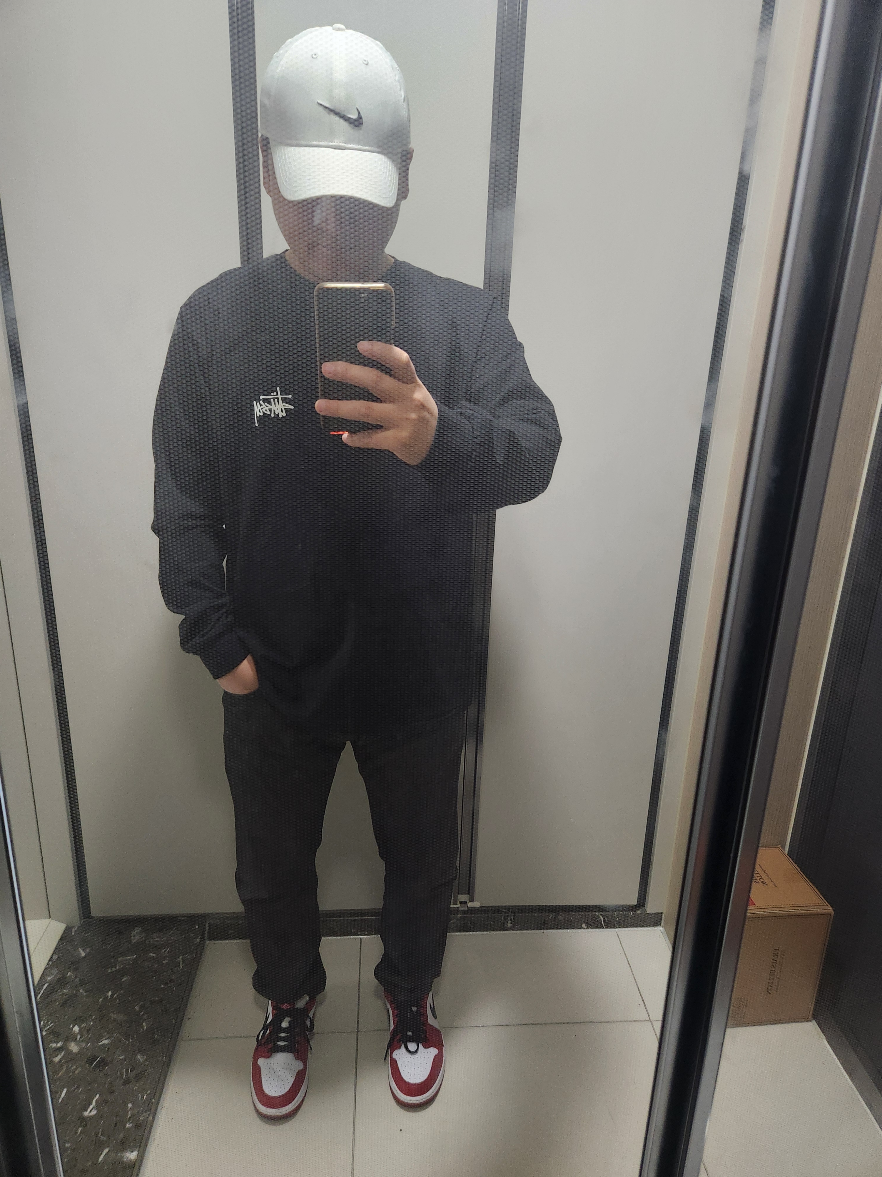 Stussy Basic Stussy LS T-Shirt Black 2023, Jordan 1 Low Golf Chicago 착용 스타일