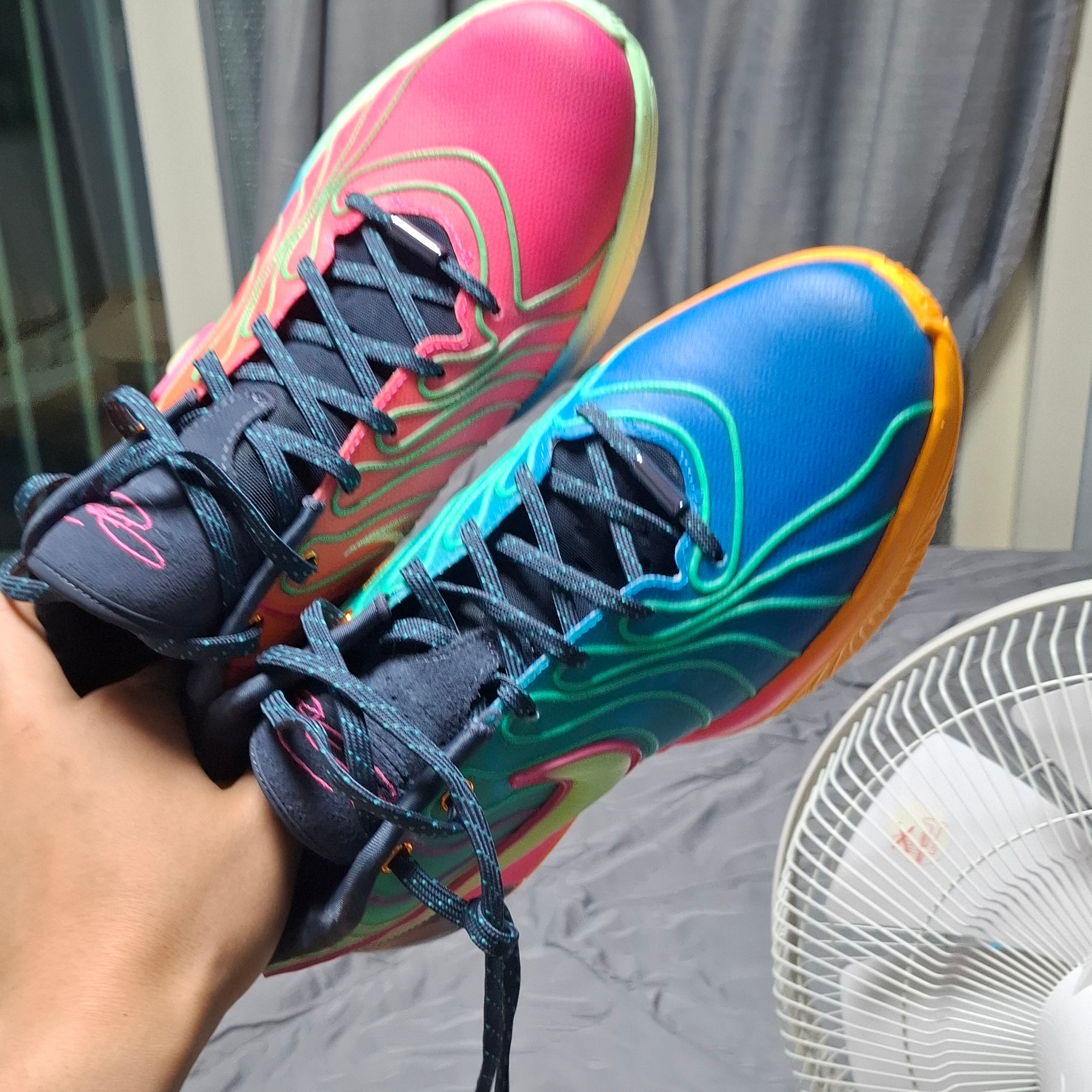 Nike Lebron 21 EP Photo Blue Vapour Green 착용 스타일