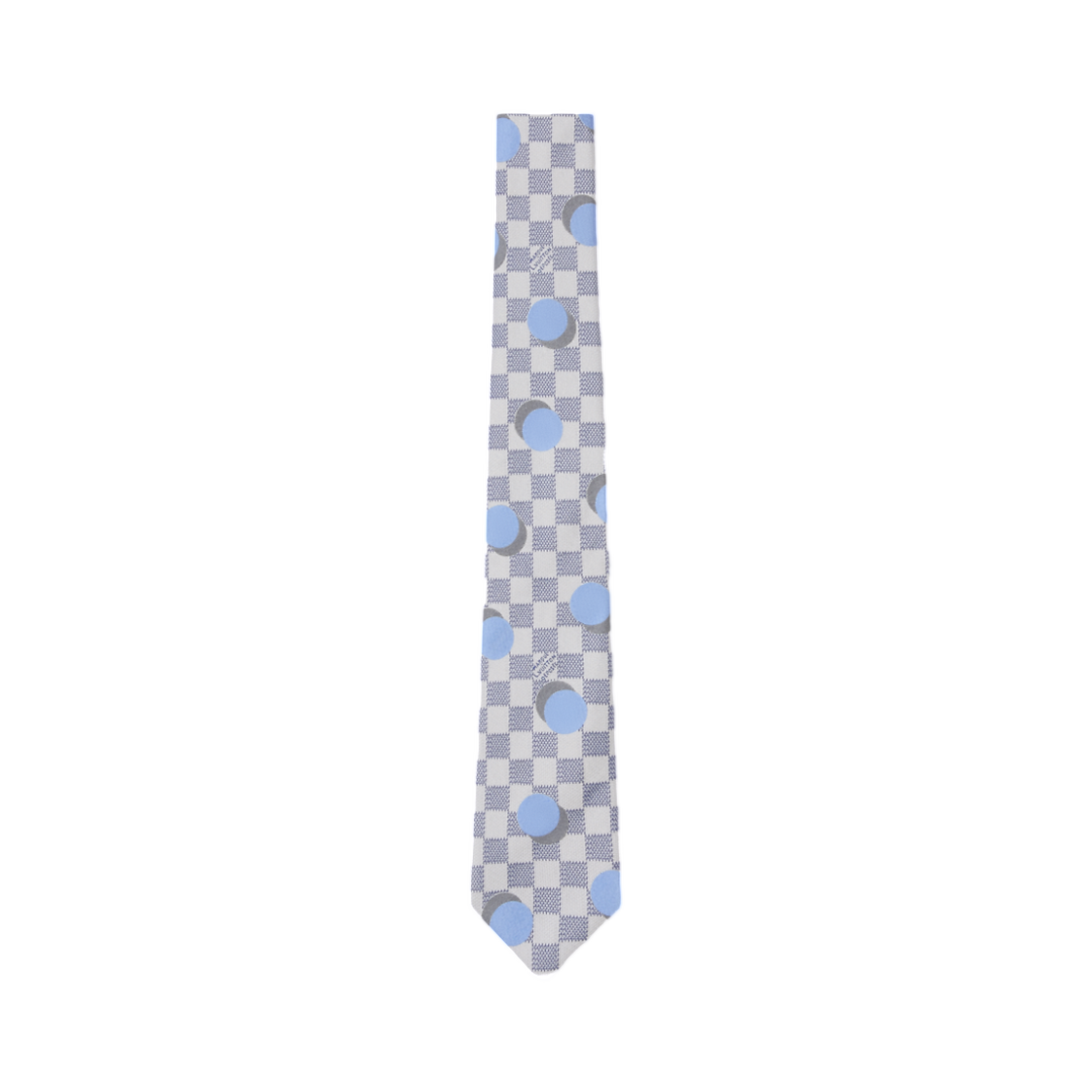 M98789 Louis Vuitton Damier Dot Tie Sky Blue