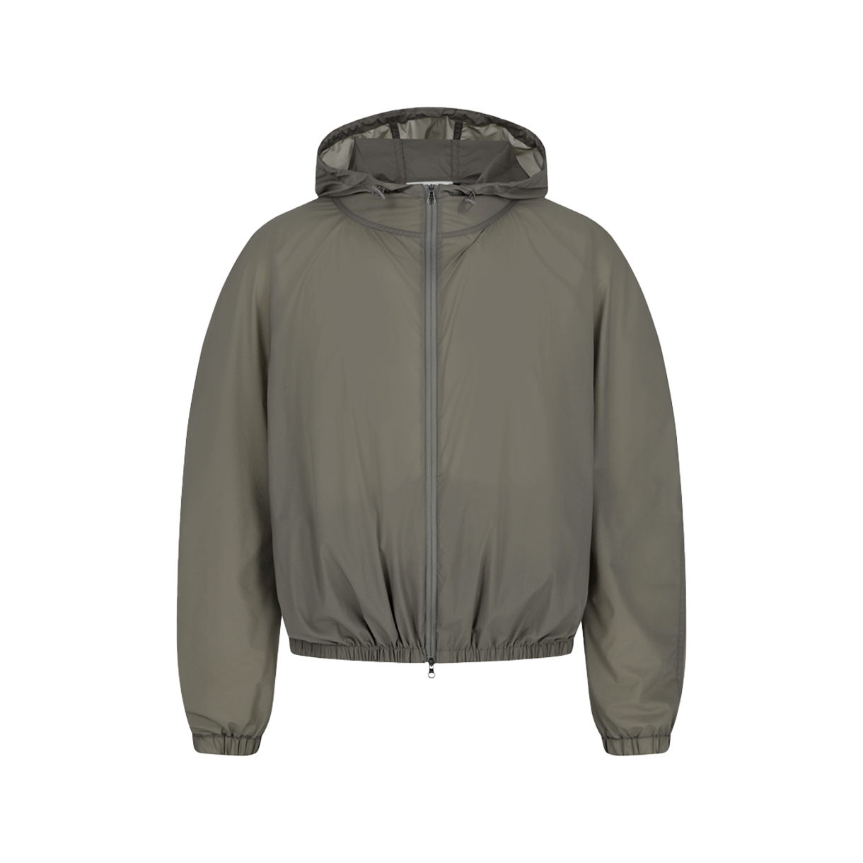 아모멘토 우먼 나일론 래글런 후디드 점퍼 카키 - 26SS(Amomento Women Nylon Raglan Hooded Jumper Khaki - 26SS)