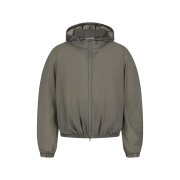 Amomento Women Nylon Raglan Hooded Jumper Khaki - 26SS