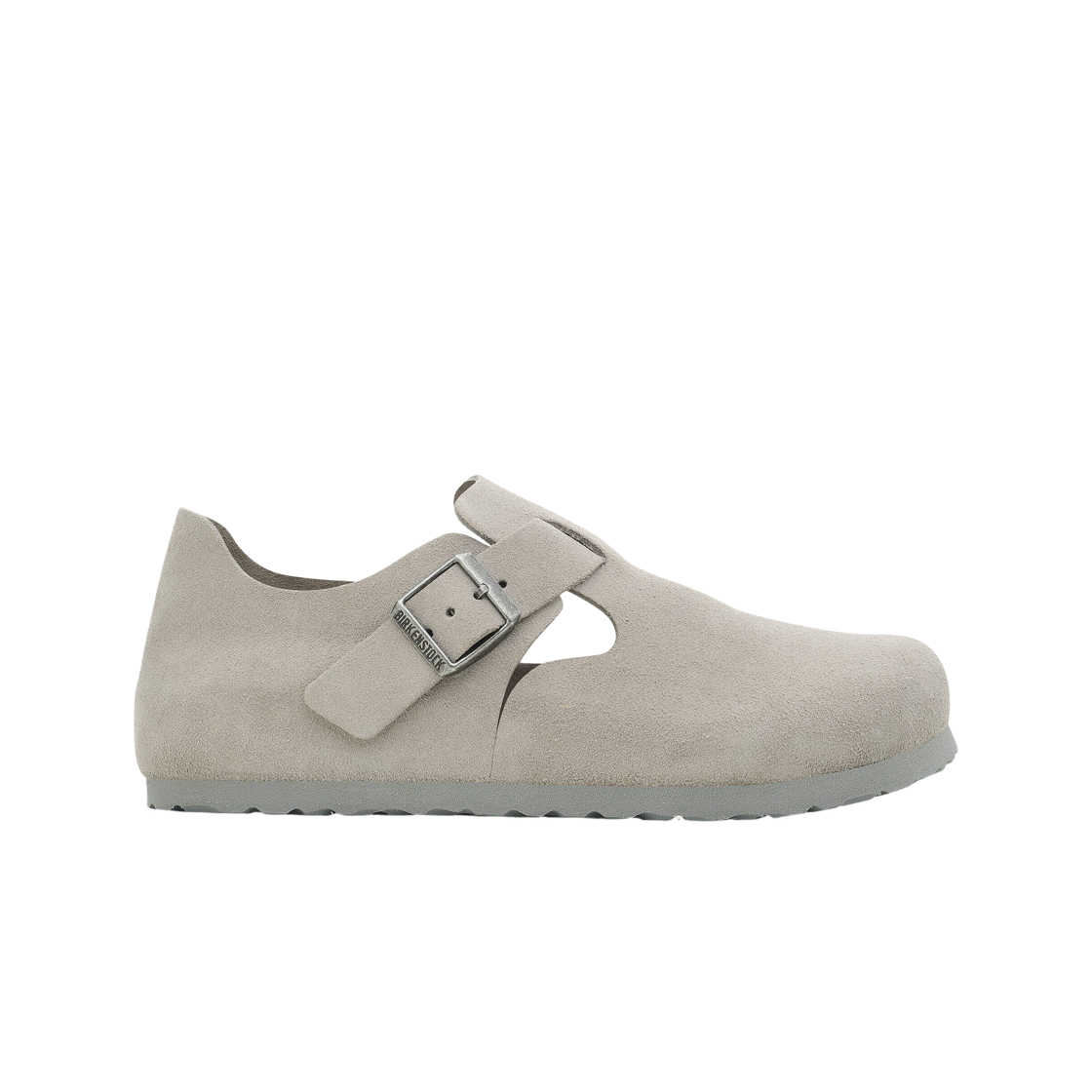 1027496 Birkenstock London Suede Leather Stone Coin - Regular