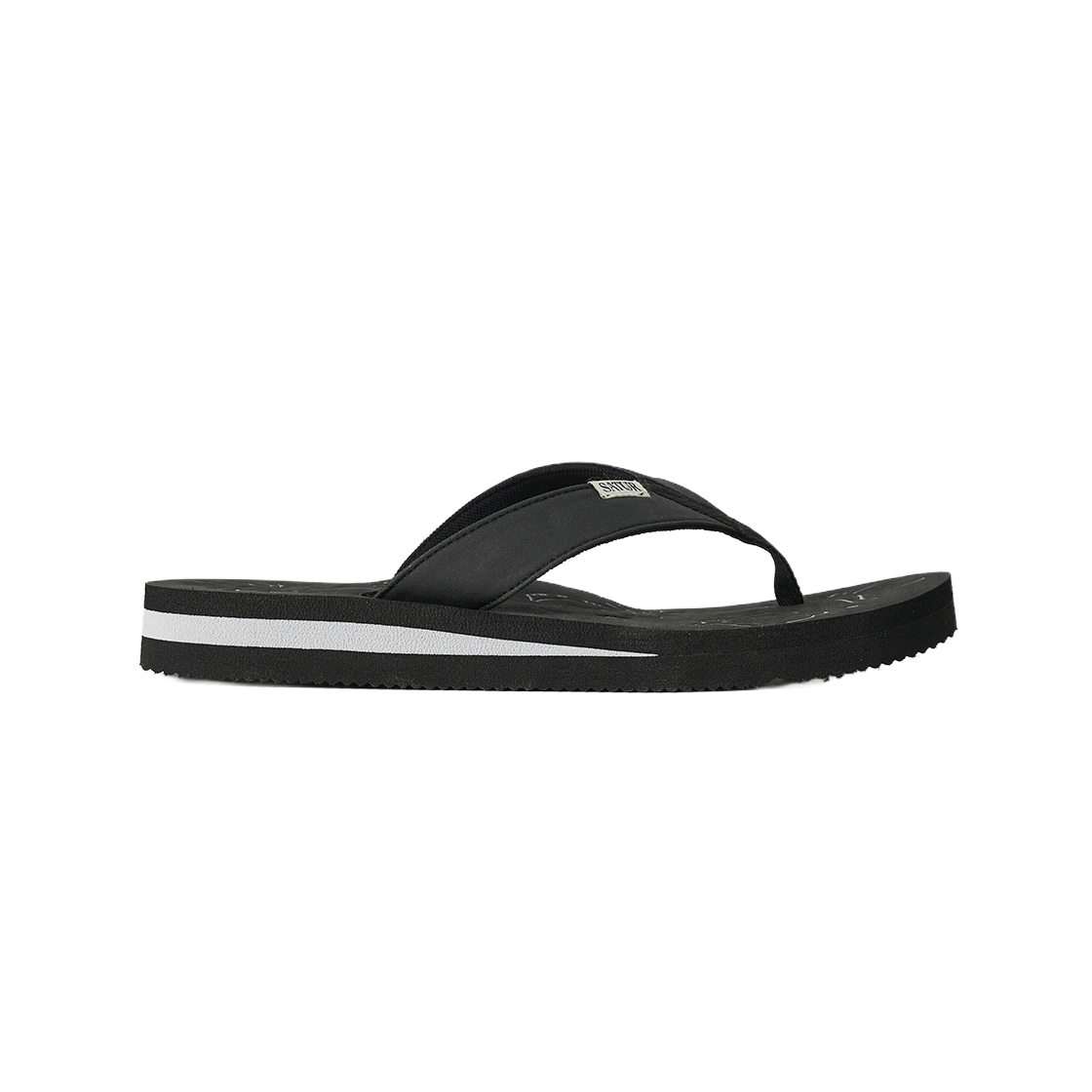 세터 그래픽 플립 플랍 블랙(SATUR Graphic Flip Flop Black)