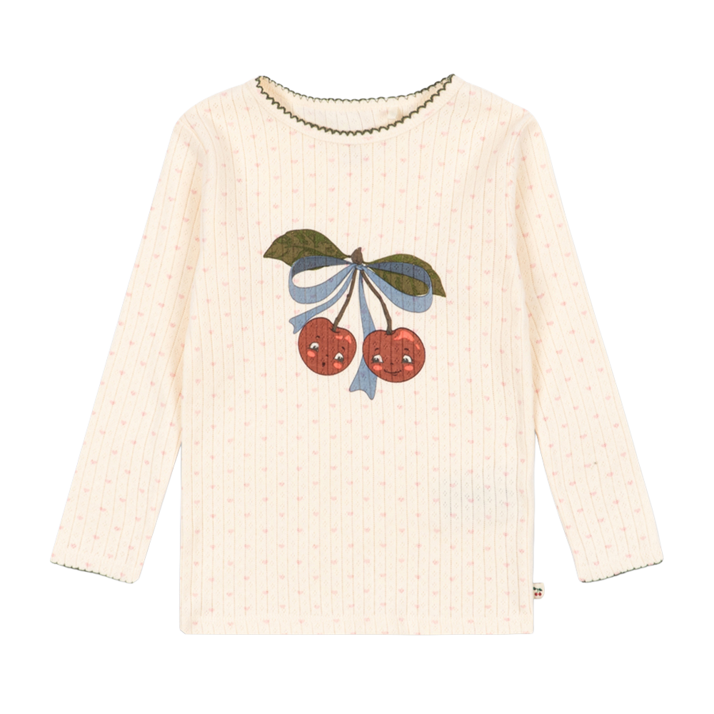 콩제슬래드 민니 블라우스 체리(Konges Sløjd Minnie Blouse Gots Minnie Coeur) - 1