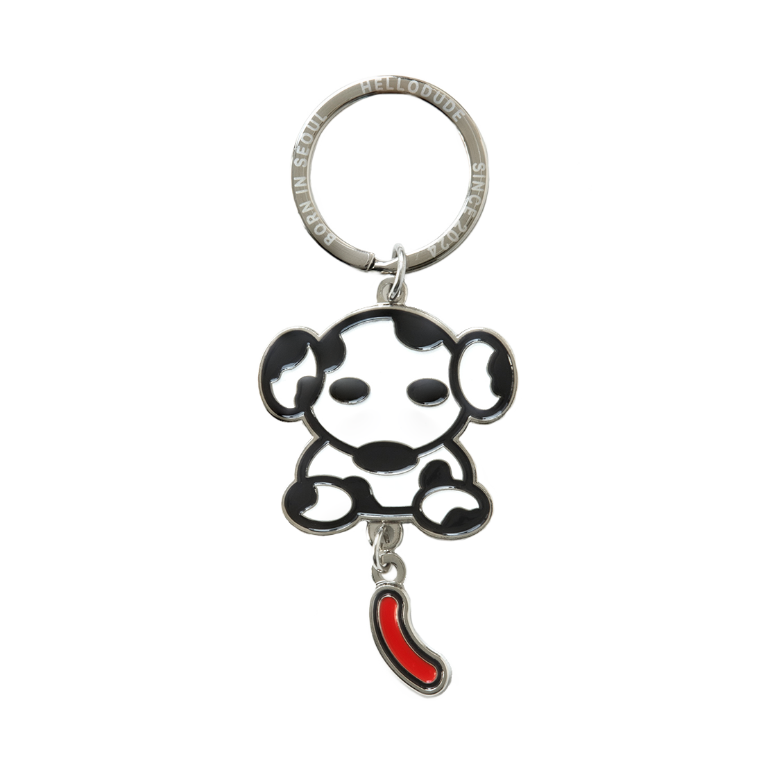 헬로듀드 메탈 키링 푸핑 도그 2(Metal Keyring Pooping Dog 2)