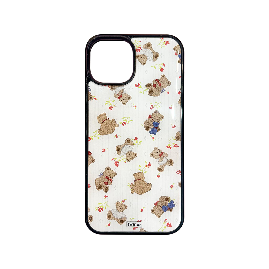 Q0TP00000MF Twiner Teddy bear phone case (Epoxy)