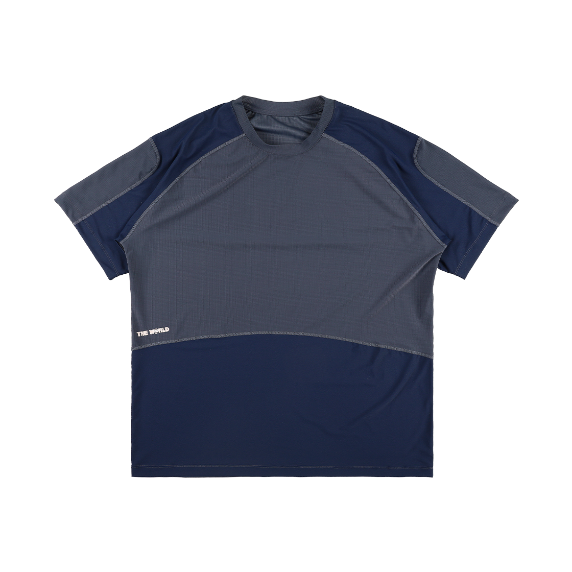 더왈드 파스 스포츠 티 블루그레이(THE WARLD Fas Sports Tee Blue Gray)