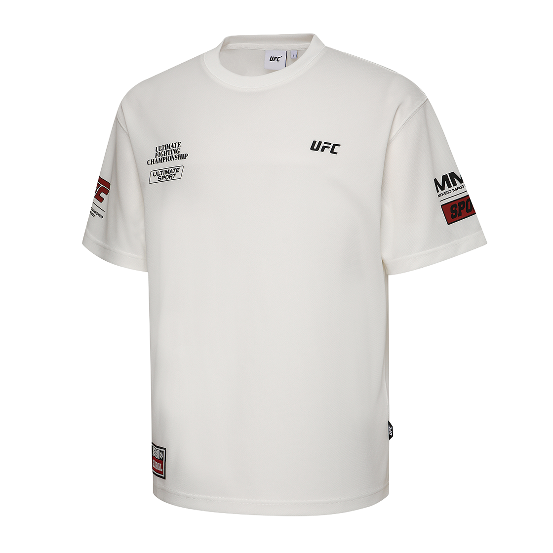 유에프씨 스포츠 SPON PRO 릴렉스핏 반팔 티셔츠 화이트 U4TTX2306WH(UFC SPORT Spon Pro Relaxed Fit Short Sleeve White) - 2