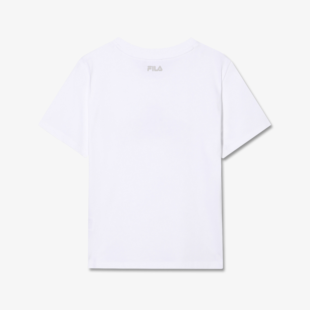 [6% 적립] 휠라 여성 마이티셔츠 스탠다드 오프화이트([6% 적립] Fila Women MY T-Shirt Standard Off White) - 3