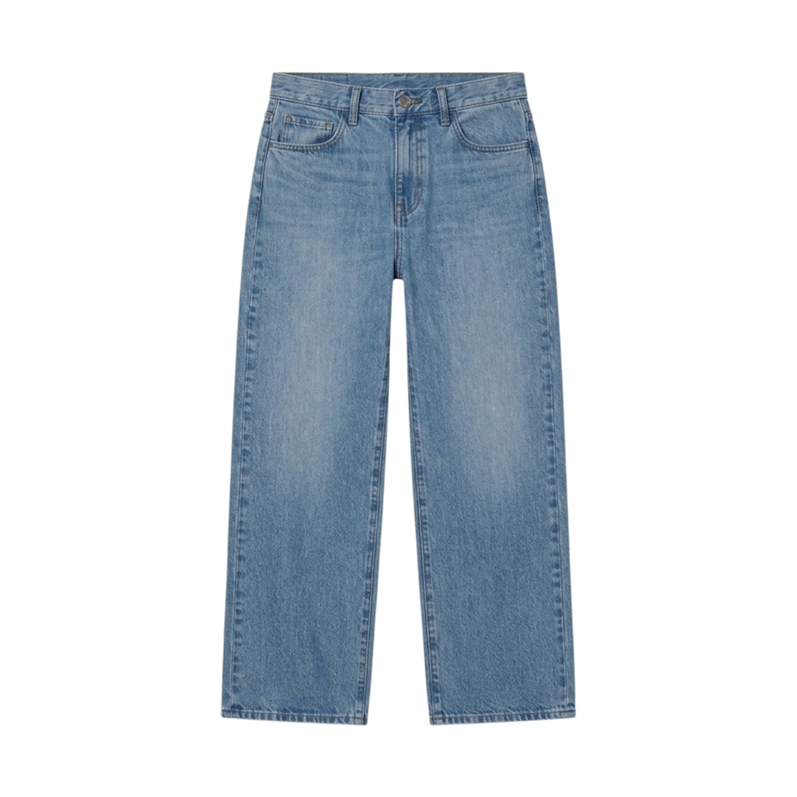 (W) 유니클로 x JW 앤더슨 스트레이트 진 롱거 렝스 블루((W) Uniqlo x JW Anderson Straight Jeans Longer Length Blue) - 1