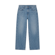 (W) Uniqlo x JW Anderson Straight Jeans Longer Length Blue