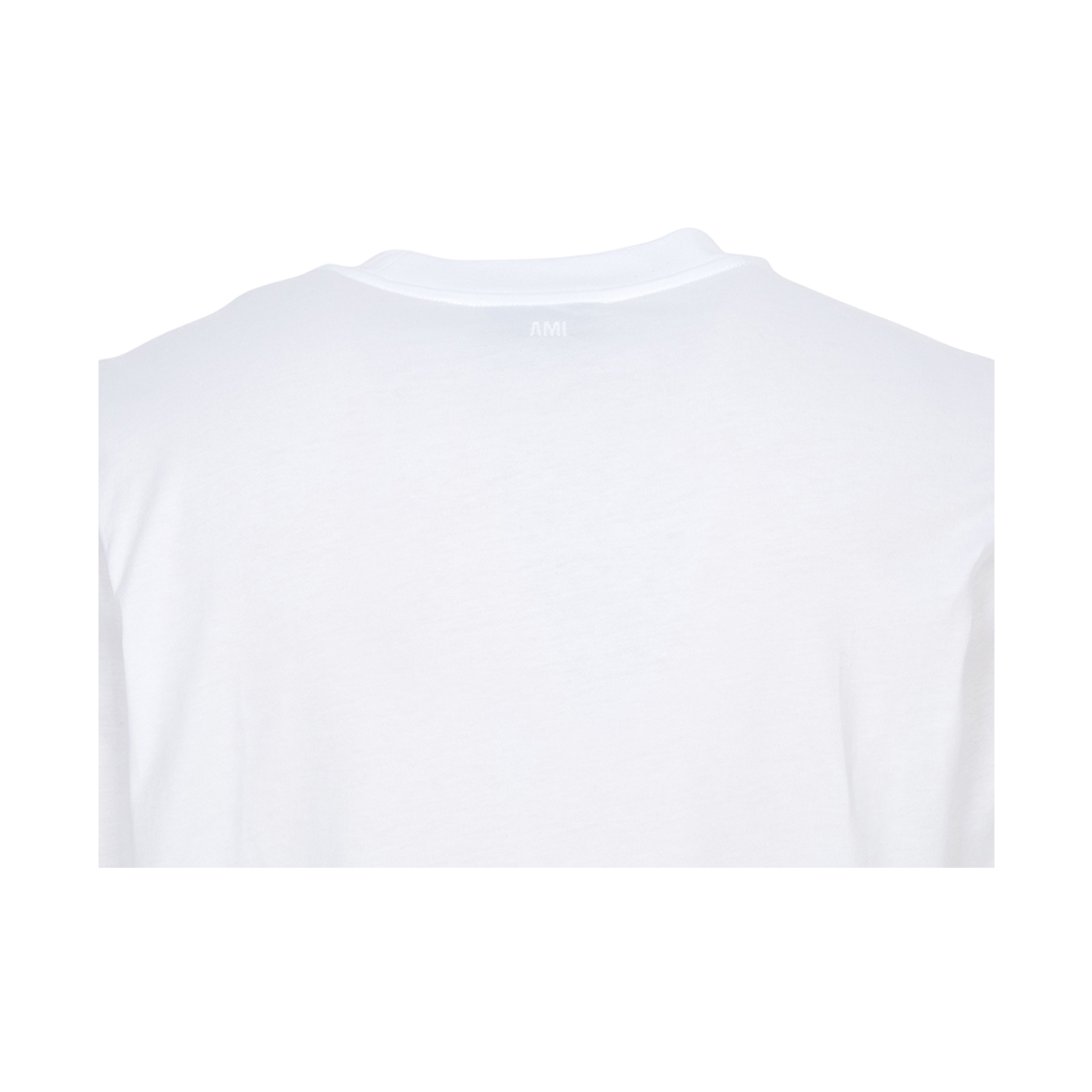 [15% 쿠폰] 아미 스몰 하트 로고 롱슬리브 티셔츠 화이트([15% 쿠폰] AMI de Coeur Long Sleeves T-Shirt White) - 5