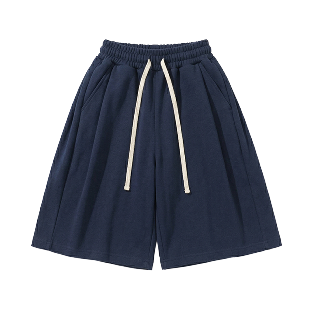 니티드 버뮤다 트레이닝 하프 팬츠 네이비(Knitted Bermuda Traning Half Pants Navy)