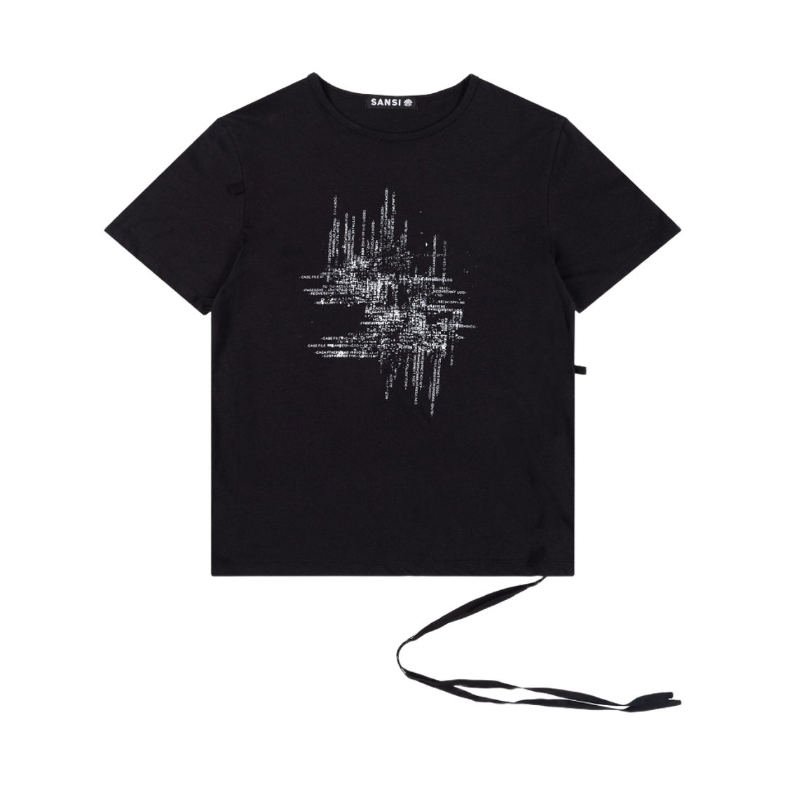 산시 리커버리 페일드 파일 본디지 티셔츠 블랙(SANSI Recovery Failed File Bondage T-Shirt Black)