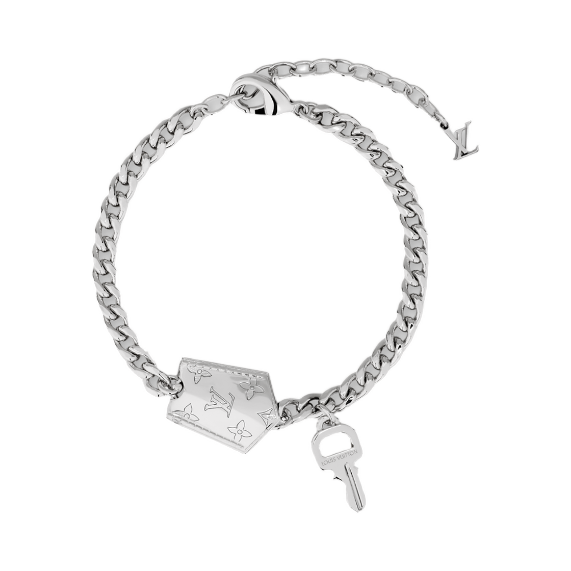 M03861 Louis Vuitton LV Tag Bracelet SiLVer