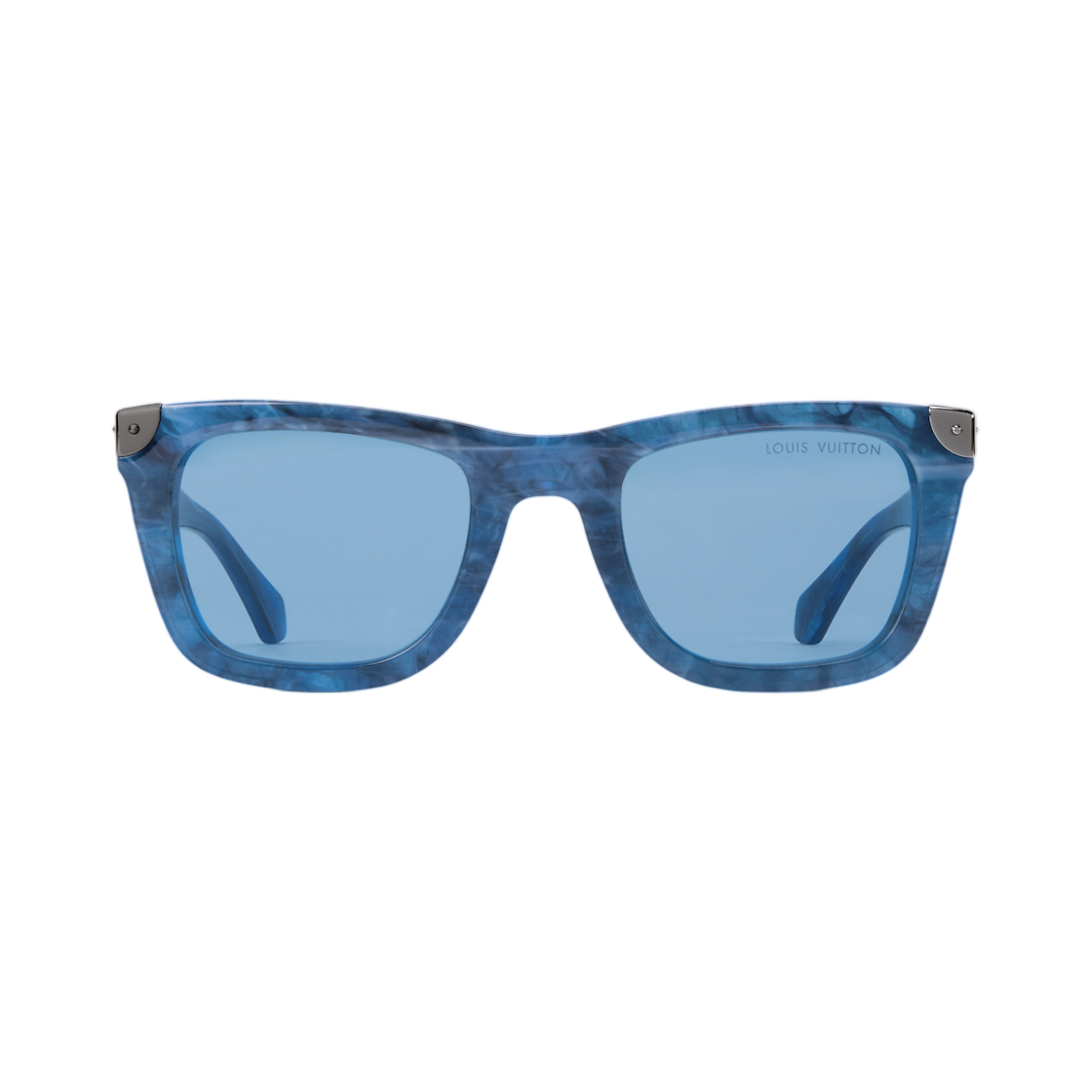 Z3419U Louis Vuitton LV Heritage Square Sunglasses Blue Marvel
