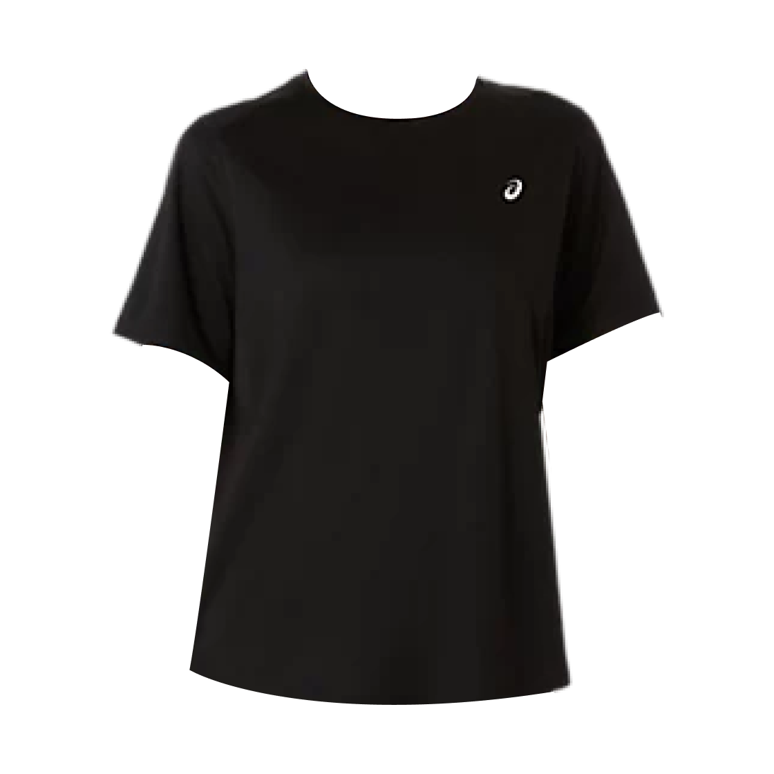 (W) 아식스 러닝 드라이 숏슬리브 셔츠 퍼포먼스 블랙((W) Asics Running Dry Short Sleeve Shirt Performance Black) - 1