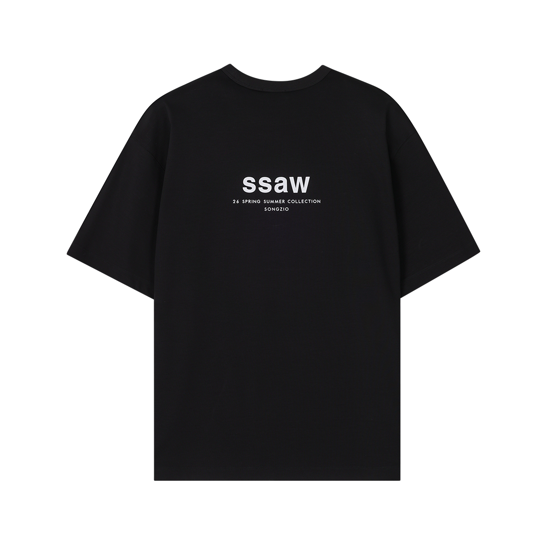 송지오 옴므 SSAW 싱귤러 티셔츠 블랙(SONGZIO HOMME SSAW Singular T Shirt Black) - 2