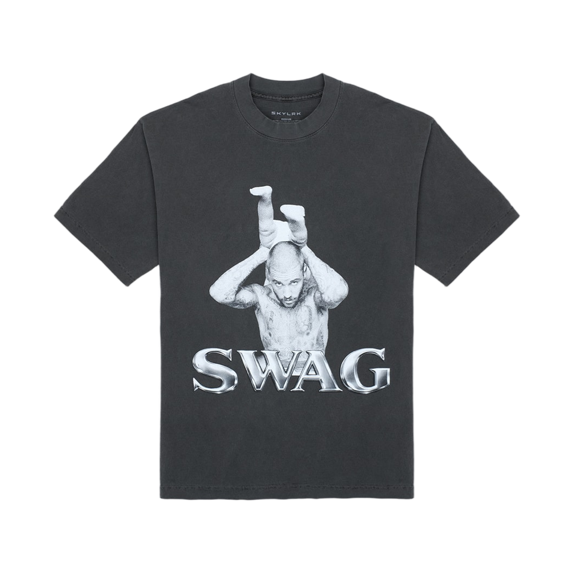 스카이라크 x 코첼라 스웨그 티셔츠 블랙(SKYLRK x Coachella Swag T-Shirt Black)