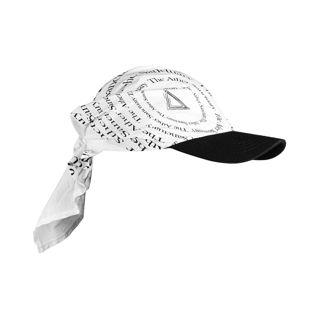 디아더생츄어리 반다나 캡 서큘러 화이트(THE ATHER SANCTUARY Bandana Cap Circular White) - 4