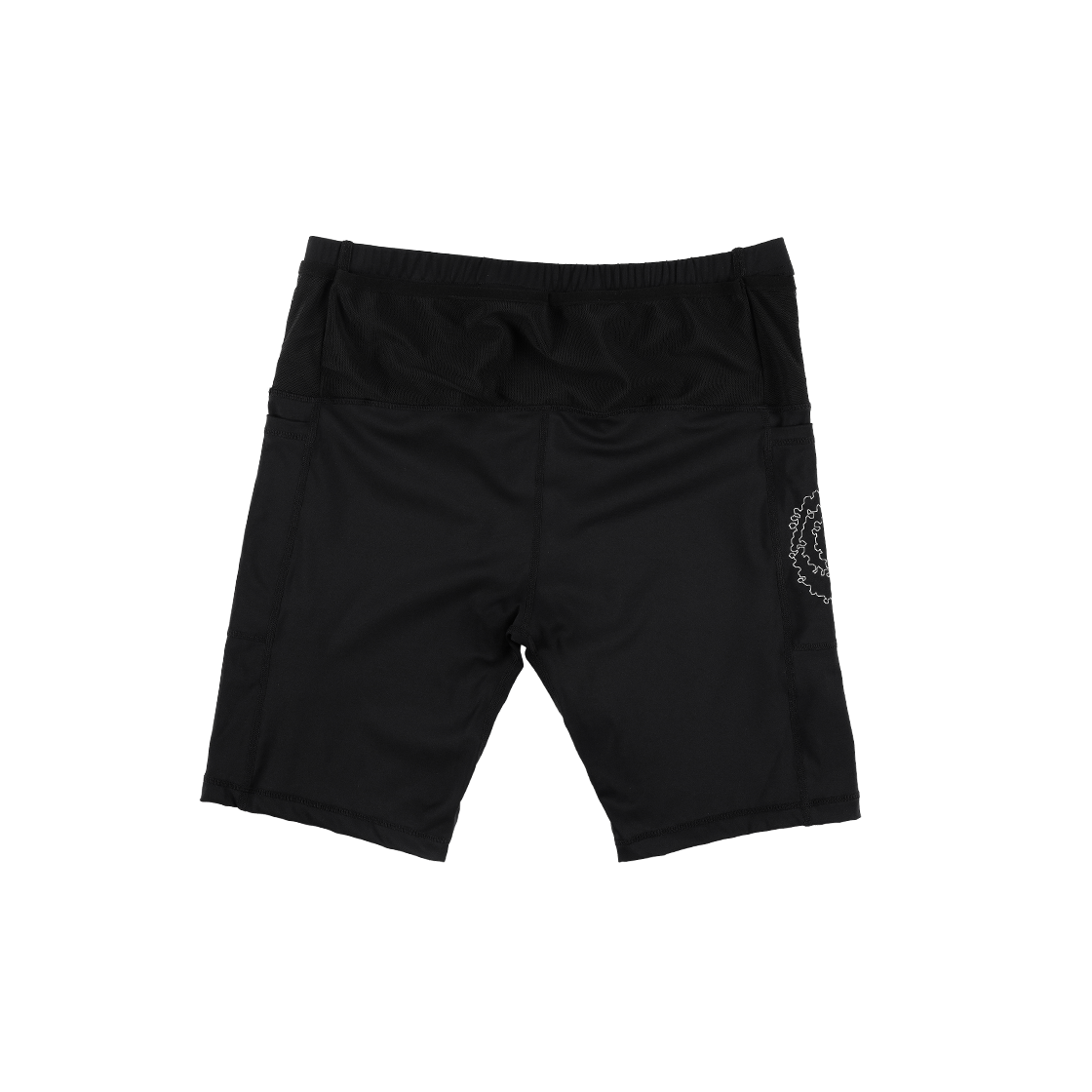 더왈드 서큘러 왈드 로고 하프타이즈 블랙(THE WARLD Circular Warld Logo Half Tights Black) - 2