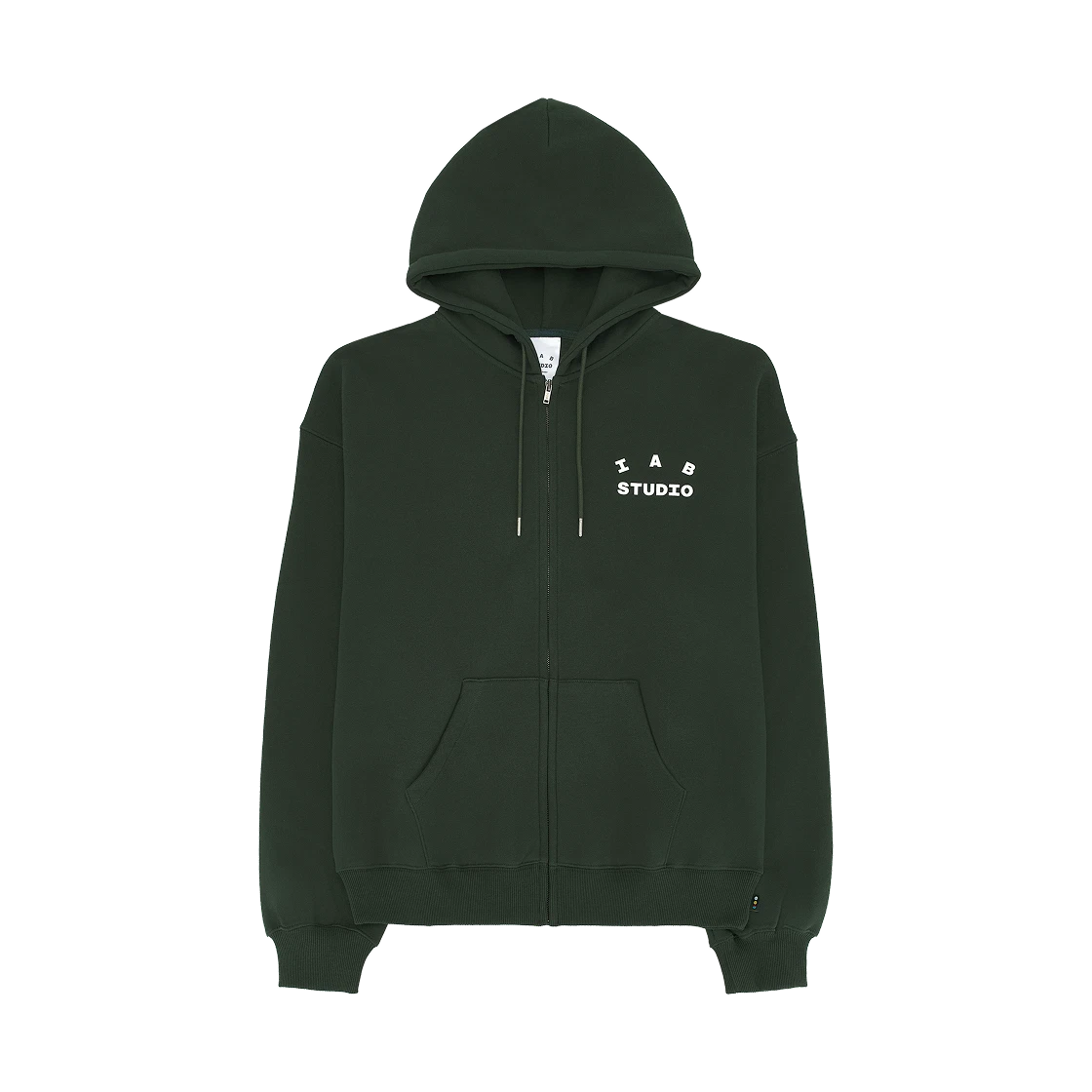 IAB Studio IAB Studio Zip-Up Hoodie Deep Green 2026 Ver. · S