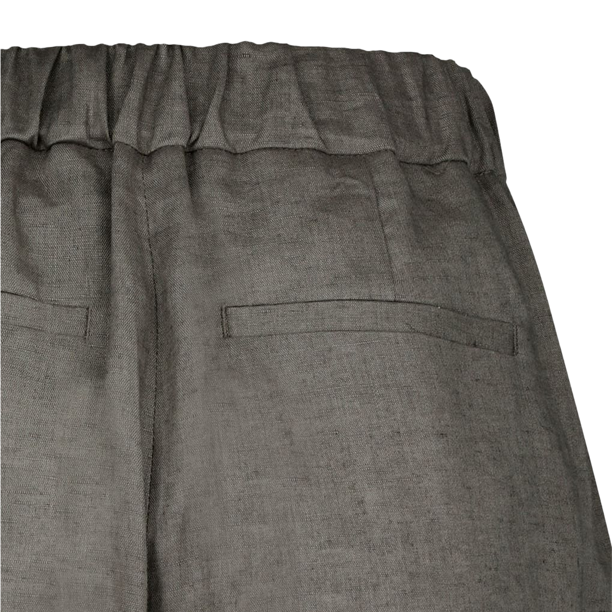 아모멘토 우먼 린넨 턱 팬츠 카키 - 26SS(Amomento Women Linen Tuck Pants Khaki - 26SS) - 5