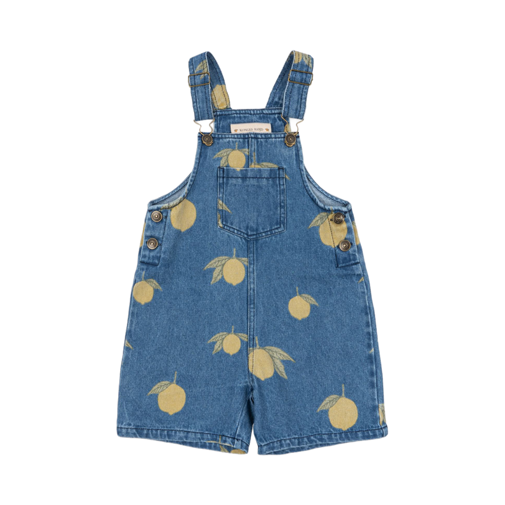 콩제슬래드 마고 데님 오버롤 팬츠 레몬(Konges Sløjd Magot Overalls Gots Lemon Denim)