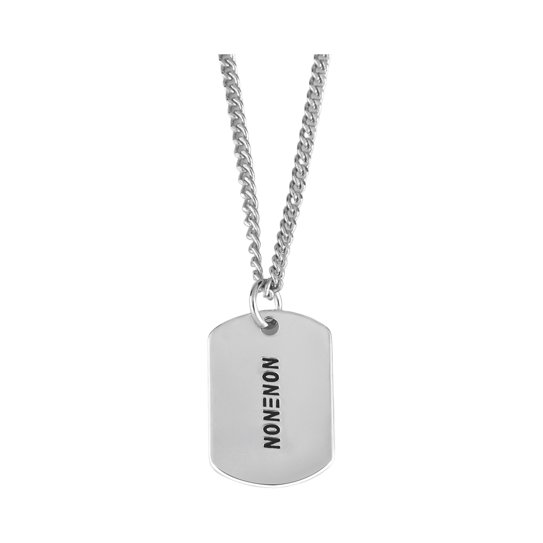 논논 도그 택 넥클리스(Nonenon Dog Tag Necklace) - 2