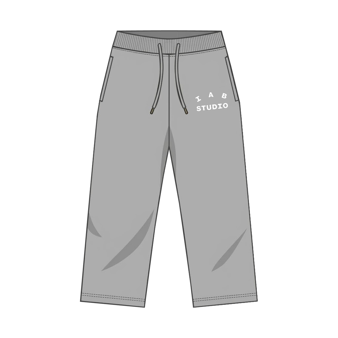 아이앱 스튜디오 아이앱 스웨트팬츠 멜란지 그레이(IAB Studio IAB Sweatpants Melange Gray)