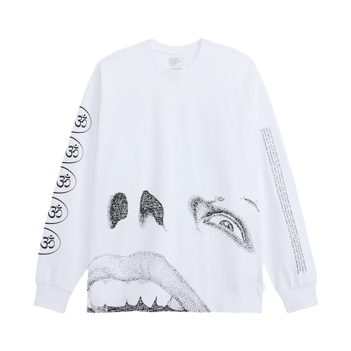 반스 x 에드 데이비스 롱슬리브 티셔츠 화이트(Vans x Ed Davis Long Sleeve T-Shirt White)