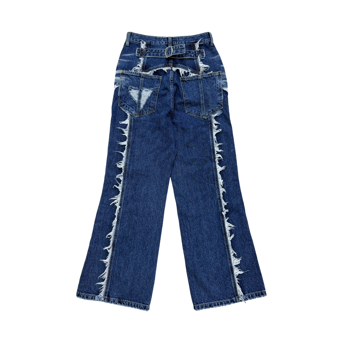 쎄르페 태슬 부츠컷 데님 팬츠 블루(SSERPE Tassel Boots Cut Denim Pants Blue) - 2